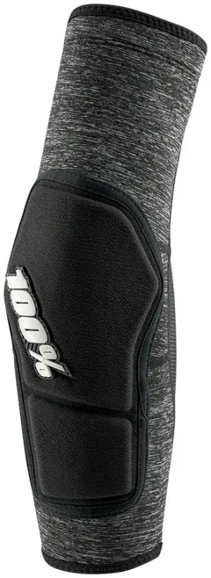 100% Ridecamp Elbow Guards - Gray Heather, Small Lightweight Slip On Sleeves