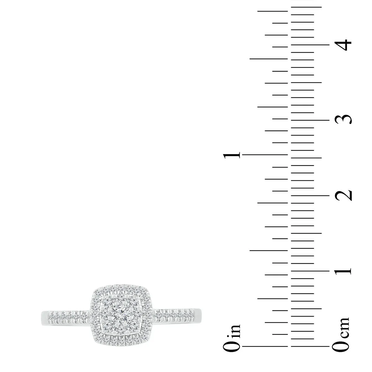 1/3 CTW Diamond Fashion Ring in 10KT White Gold