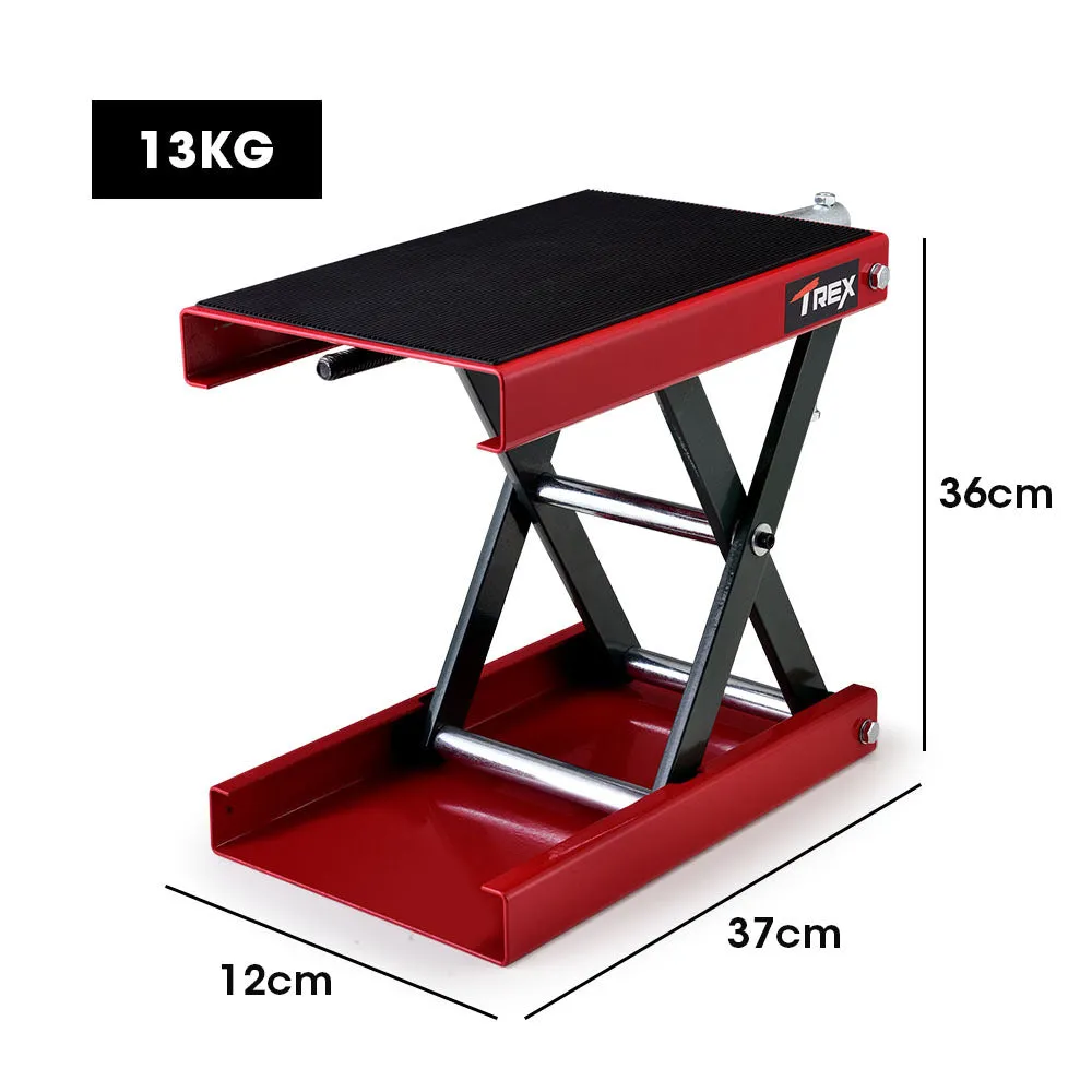 500kg Steel Motorcycle Scissor Jack Lift with Non-Slip Surface