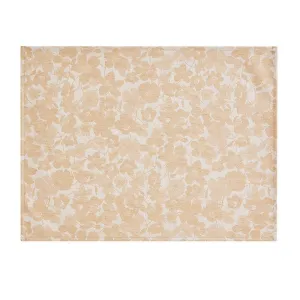 a la carte mille fleurs beige coated placemat by le jacquard français