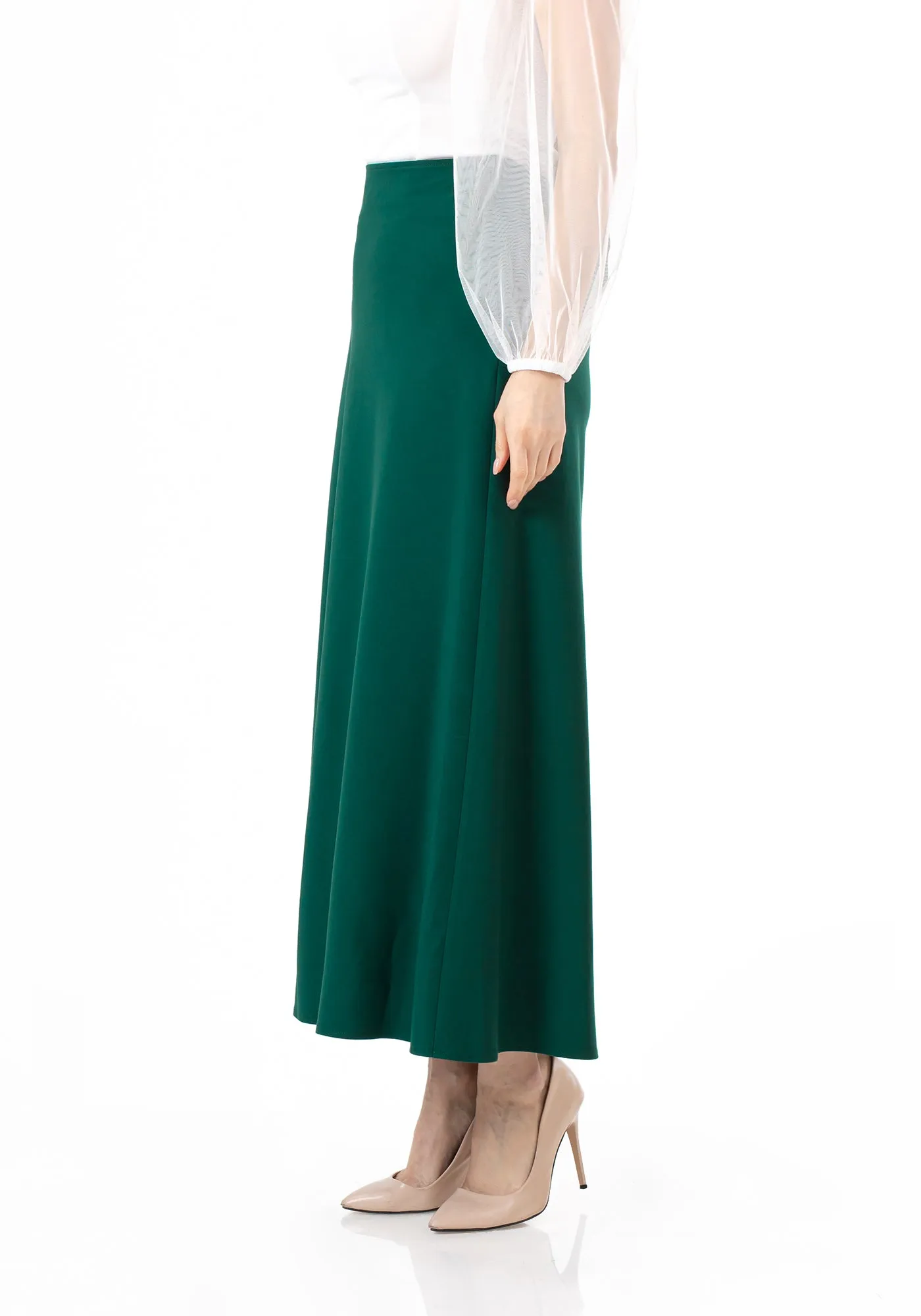 A-Line Style Comfy Maxi Dress Skirt - G-Line