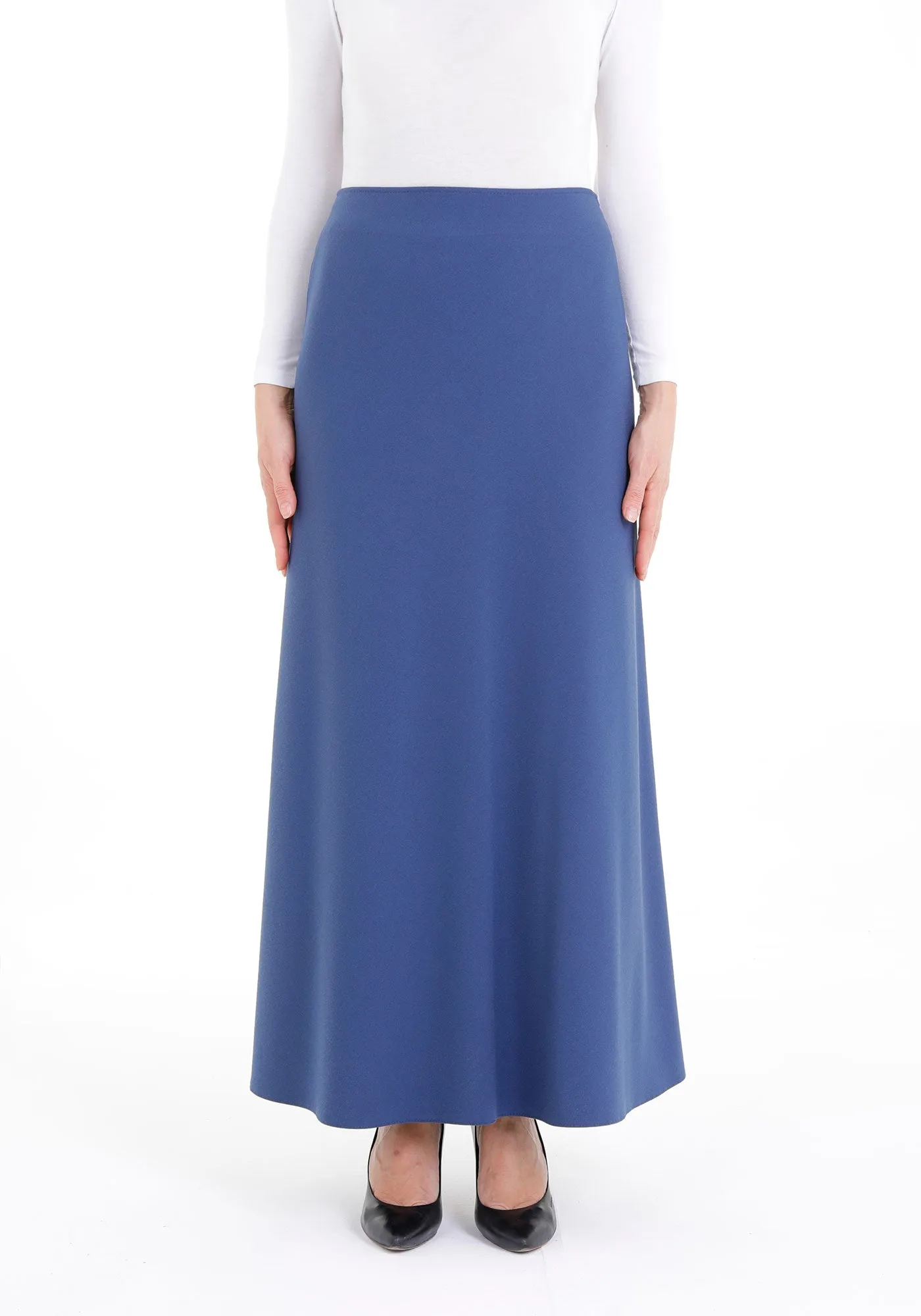 A-Line Style Comfy Maxi Dress Skirt - G-Line