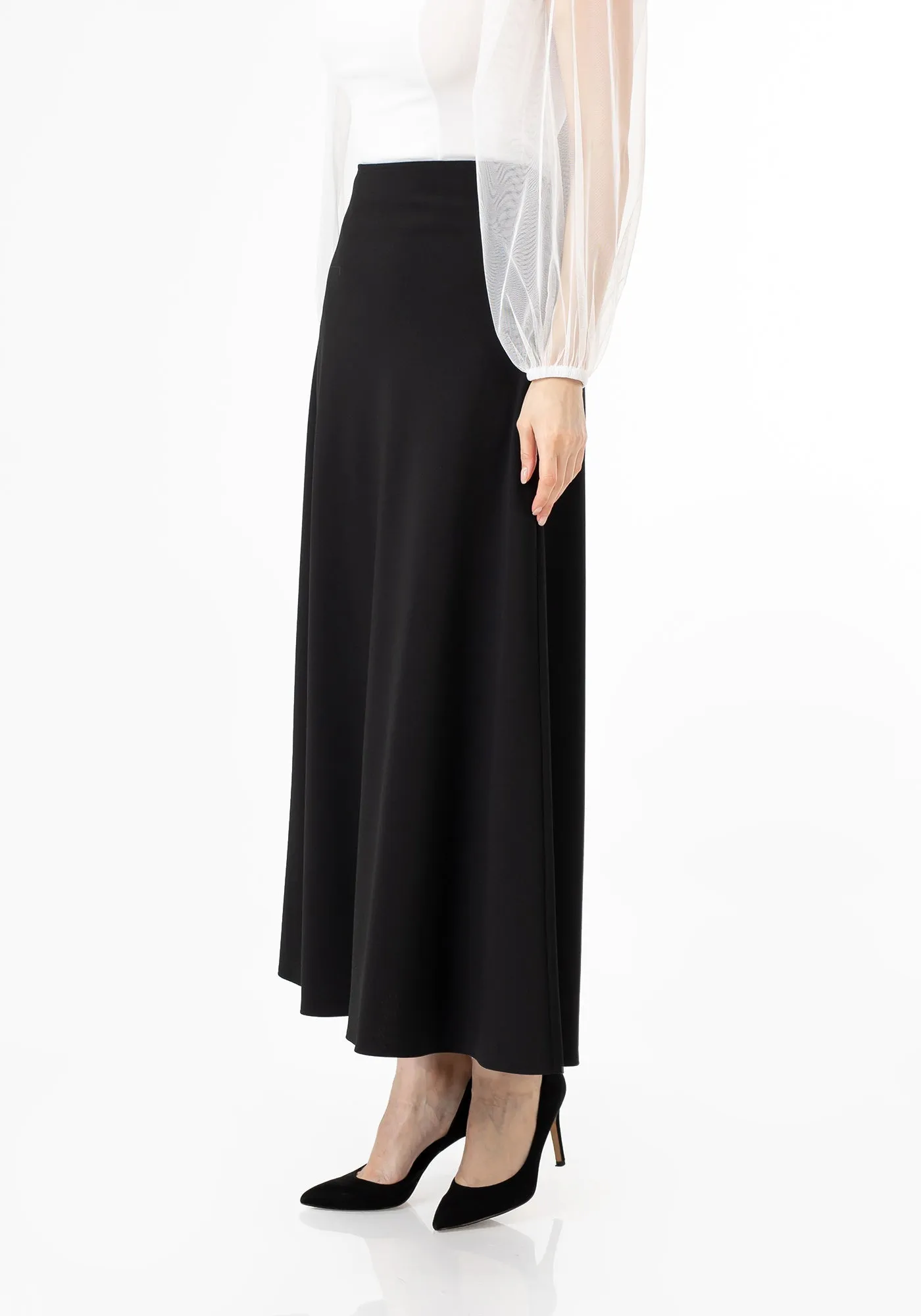 A-Line Style Comfy Maxi Dress Skirt - G-Line