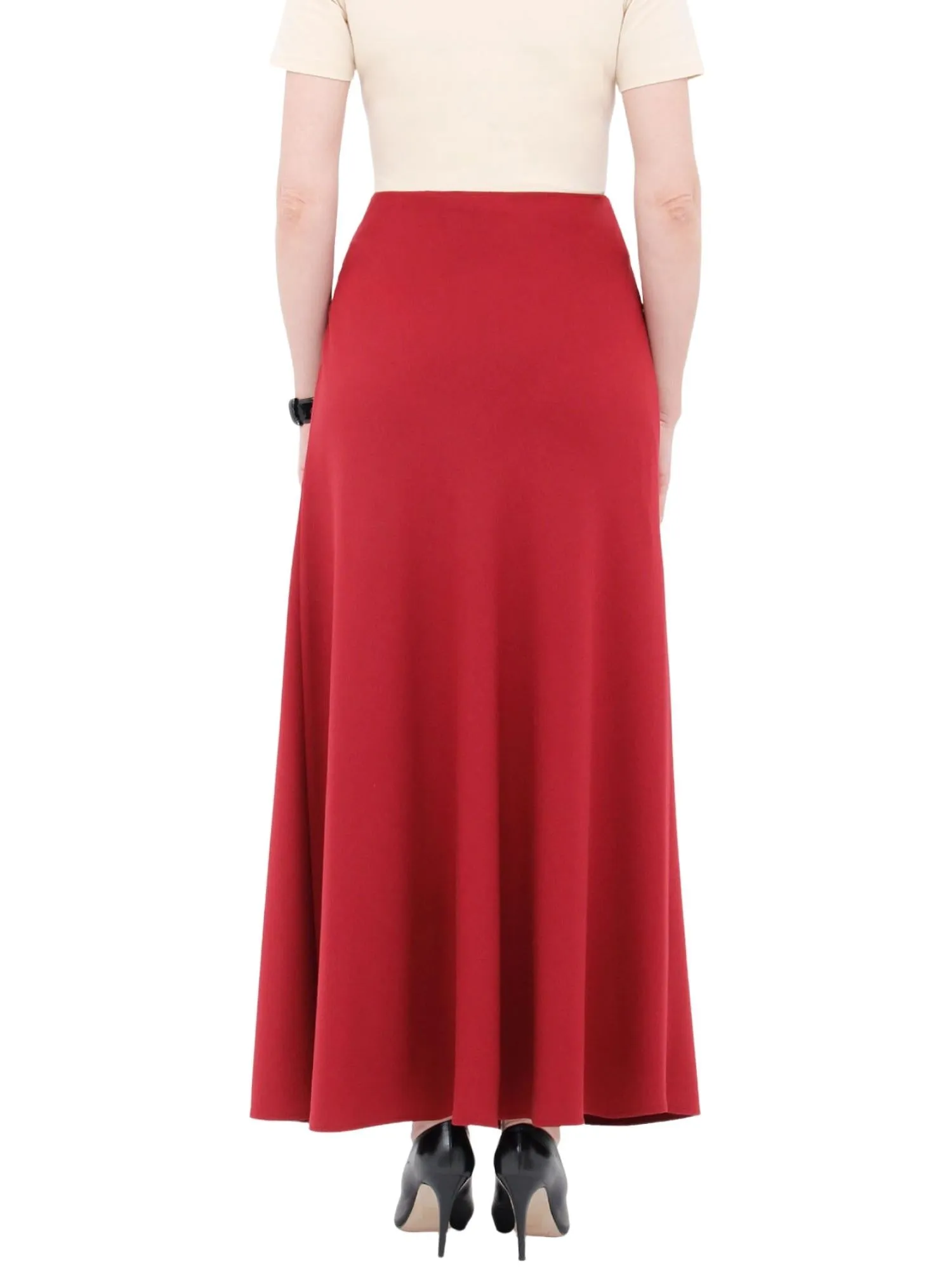 A-Line Style Comfy Maxi Dress Skirt - G-Line