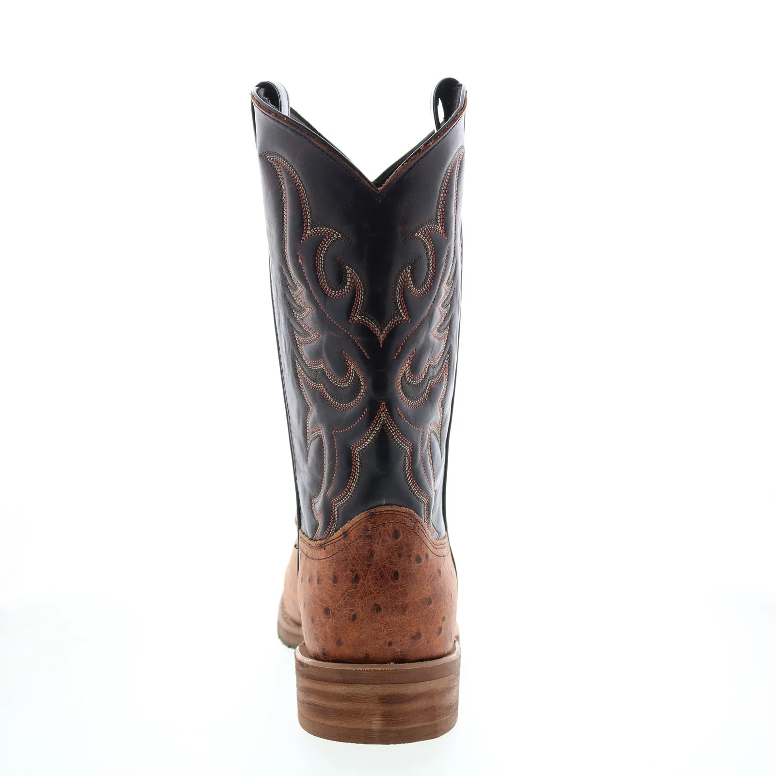 Abilene Boots 6750 Mens Brown Wide Leather Slip On Cowboy Western Boots