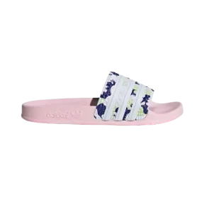 Adidas Kid's Adilette Lite Slides - Light Pink / Floral