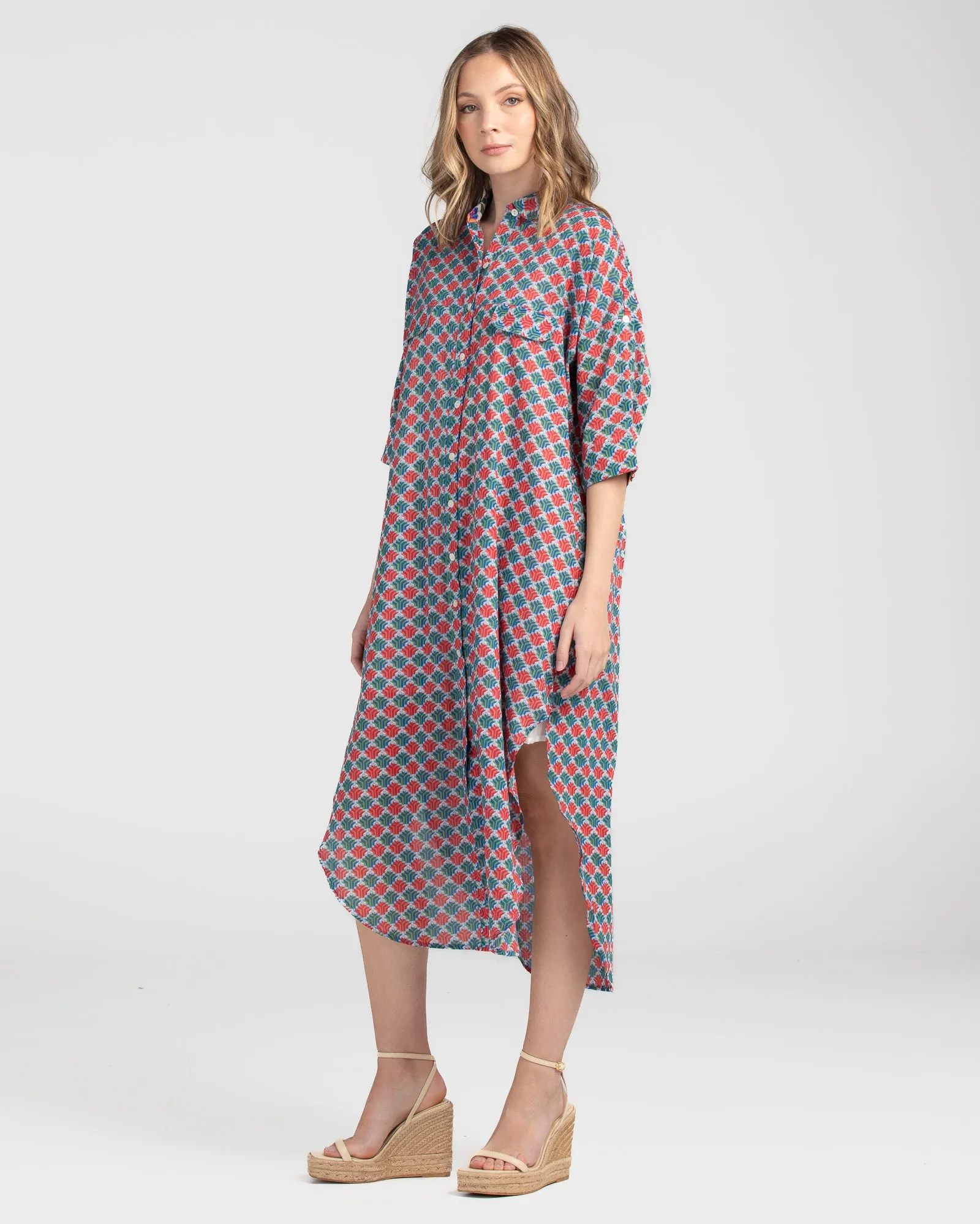 Amari Shirt Dress - Alba