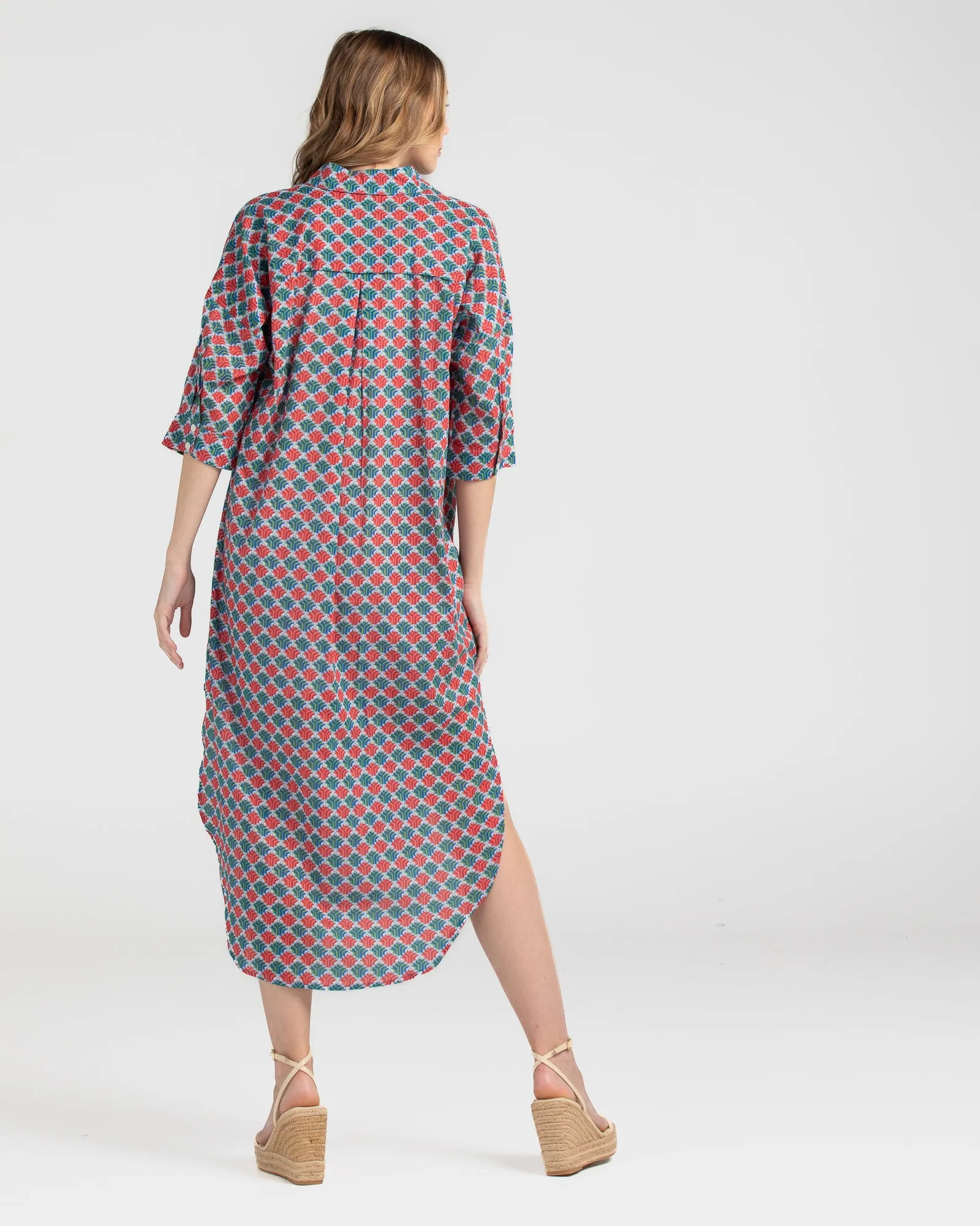 Amari Shirt Dress - Alba