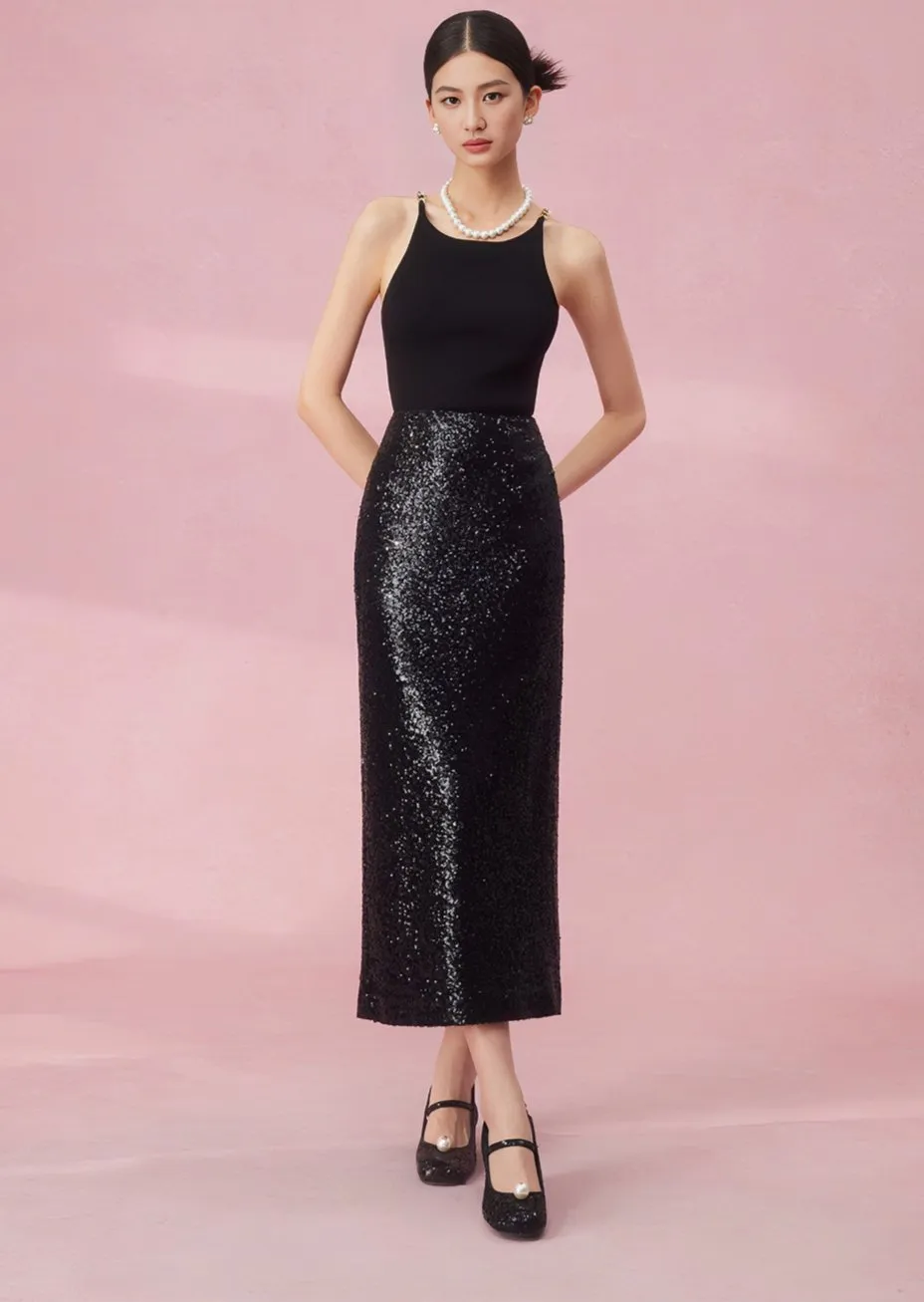 AMBILIGHT SEQUIN SKIRT