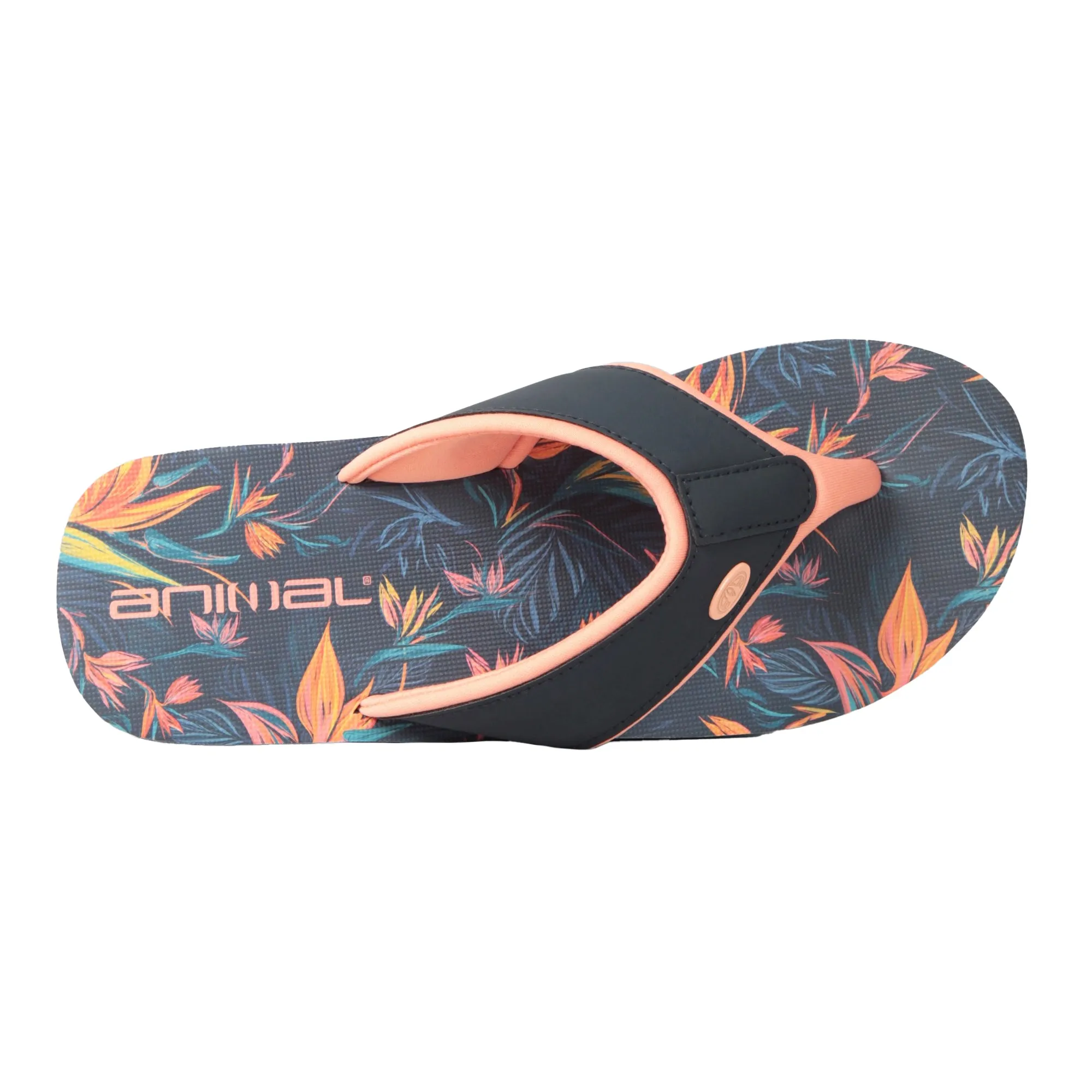 Animal Womens/Ladies Swish Autumn Leaf Recycled Flip Flops