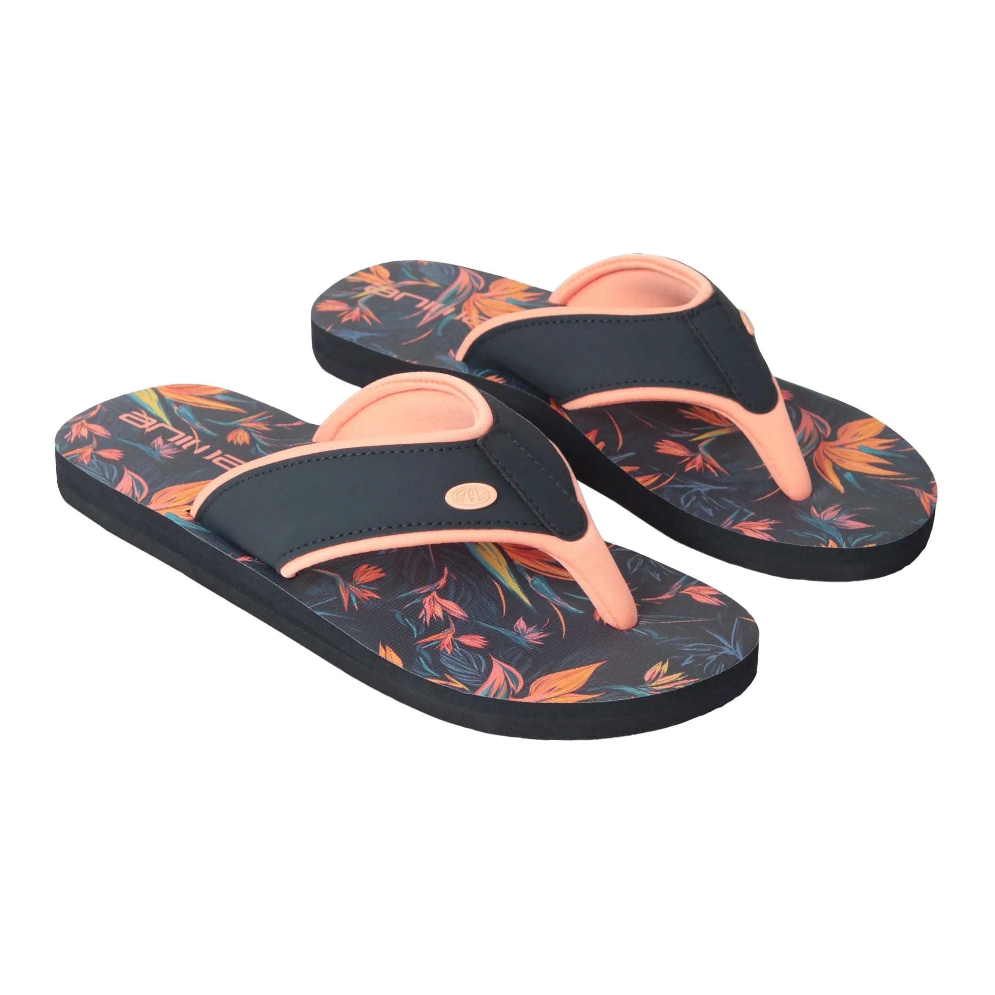 Animal Womens/Ladies Swish Autumn Leaf Recycled Flip Flops