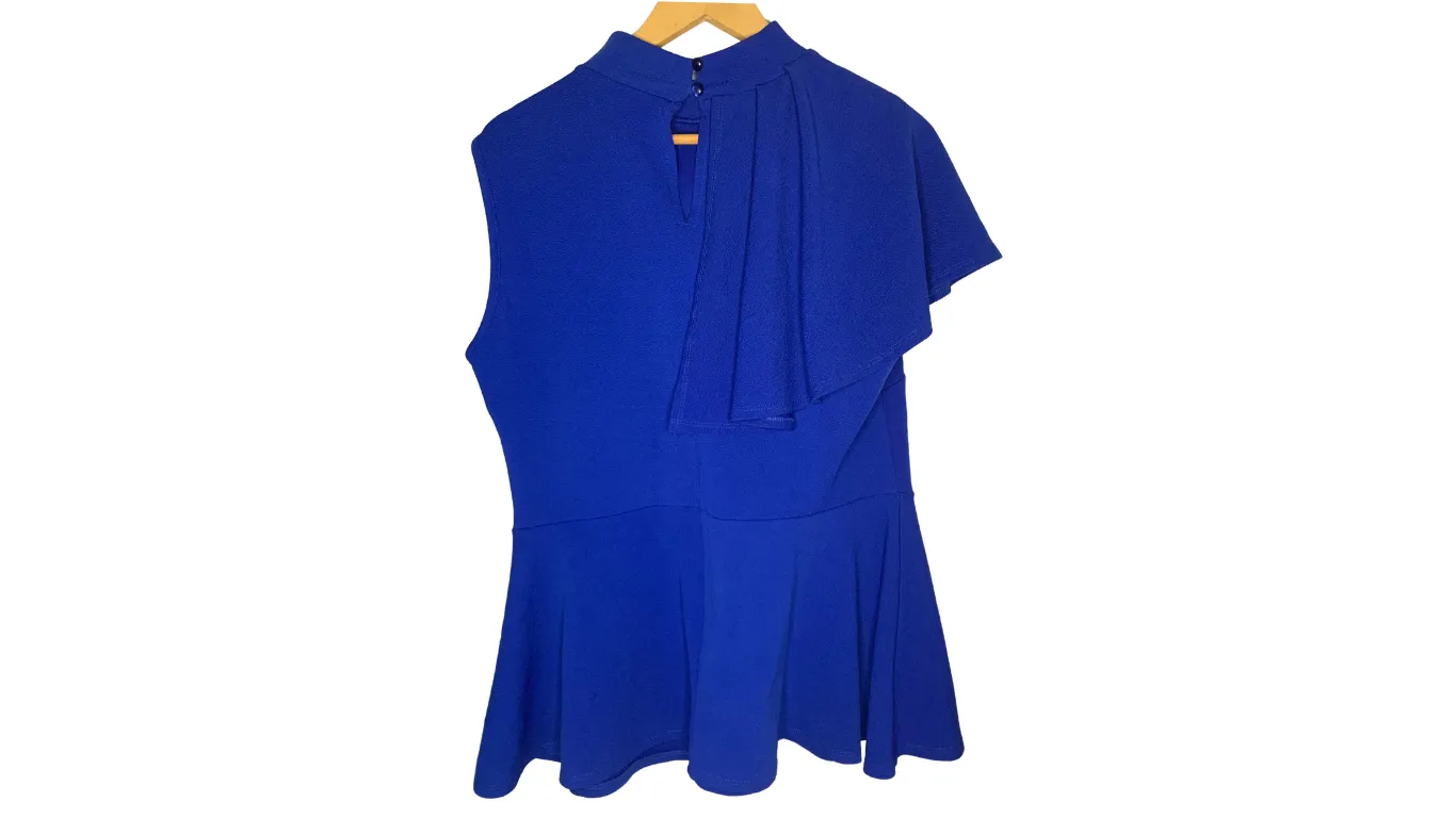 Ashley Stewart's Bold Blue Layered Top, 18/20