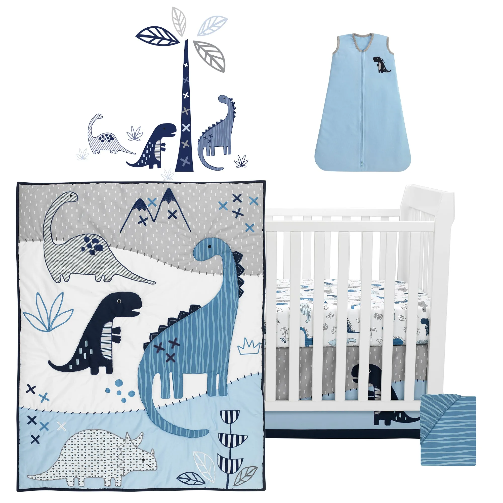 Baby Dino 6-Piece Crib Bedding Set