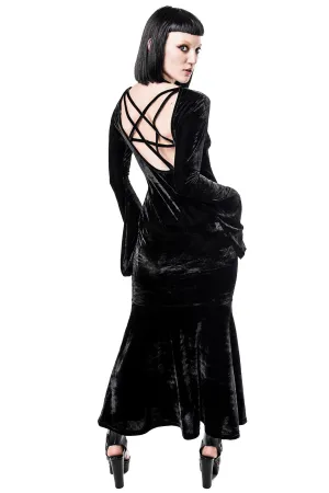 Bathory Velvet Maxi Dress [B]