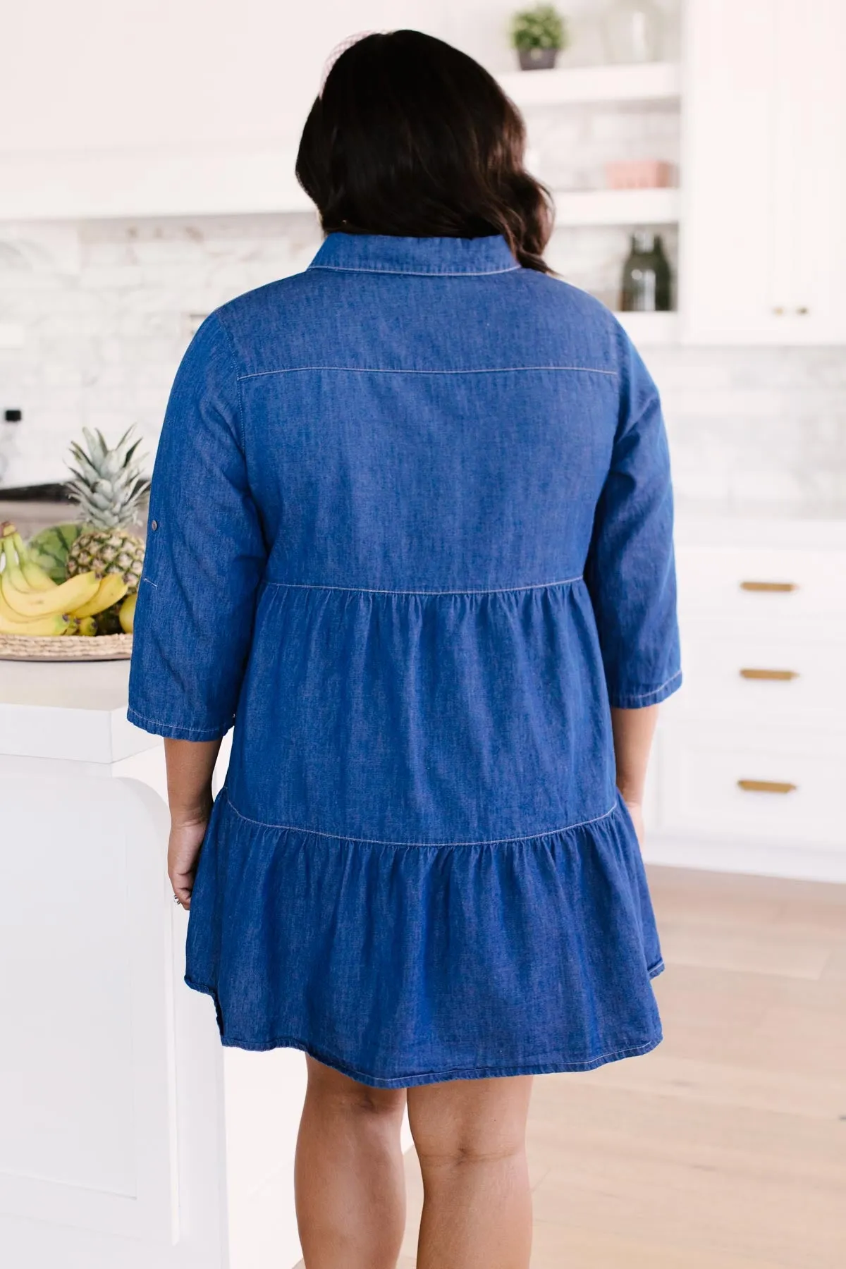 Blue Jean Baby Button Down Dress