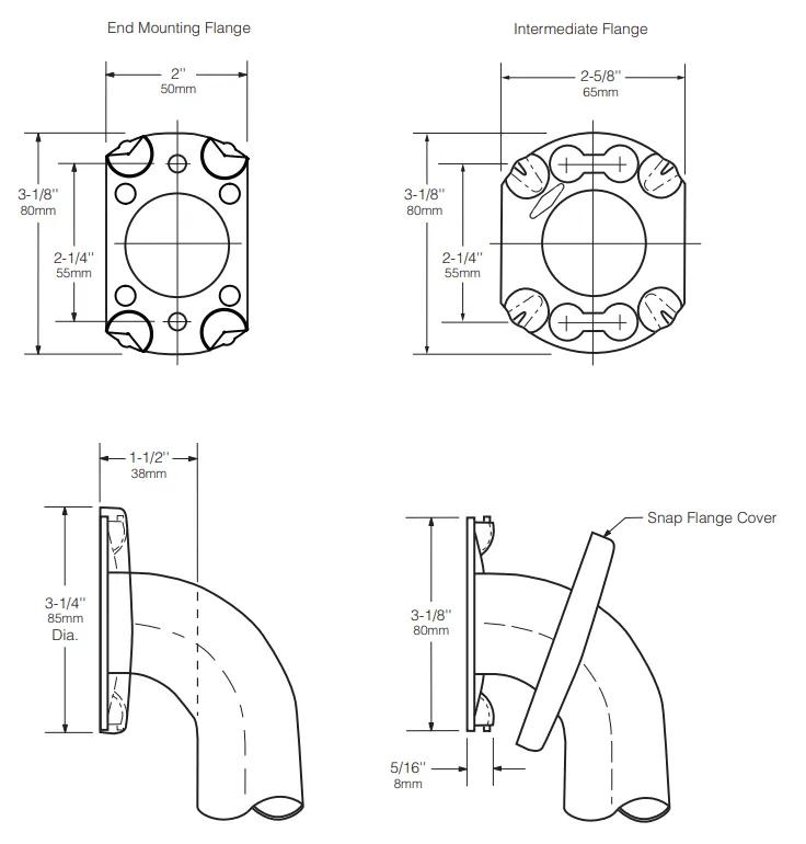 Bobrick B-5806 Satin 1-1/4" inch dia. Grab Bar