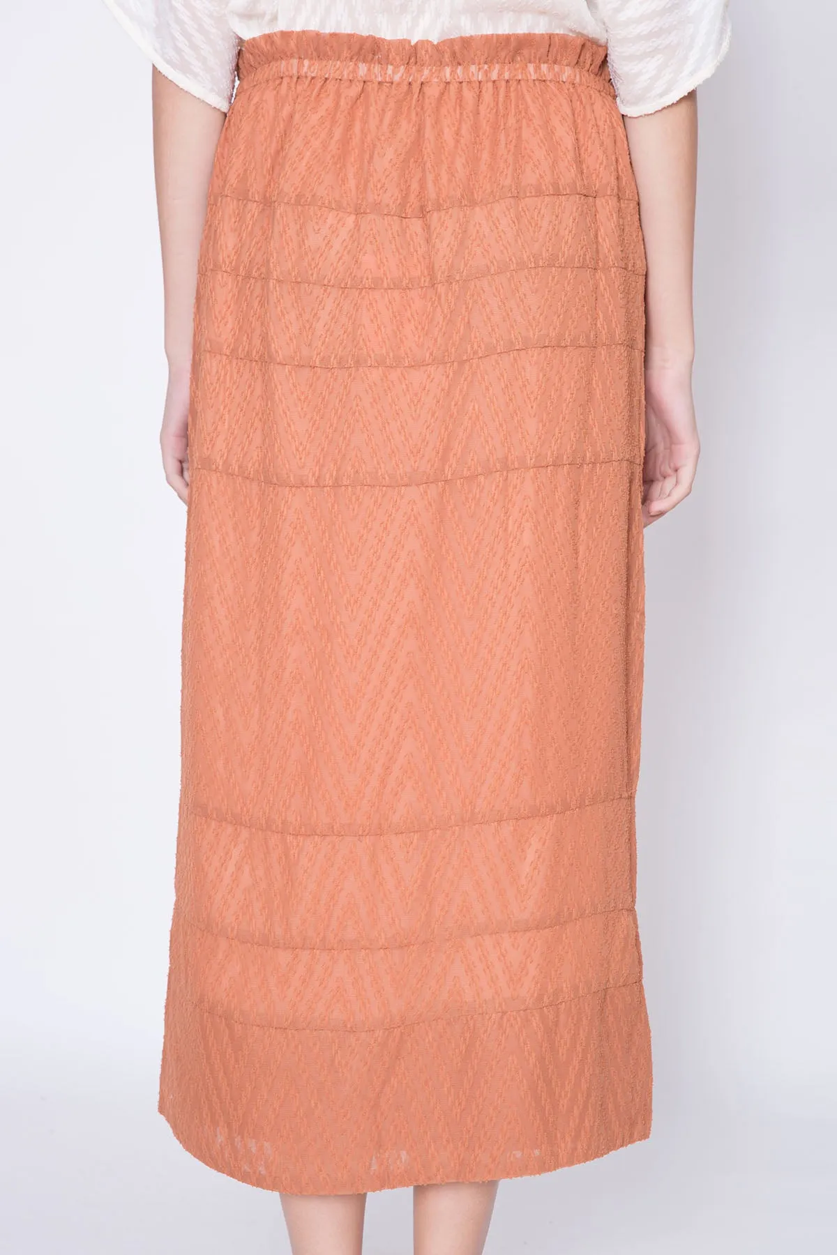 Broderie Anglaised Long Skirt