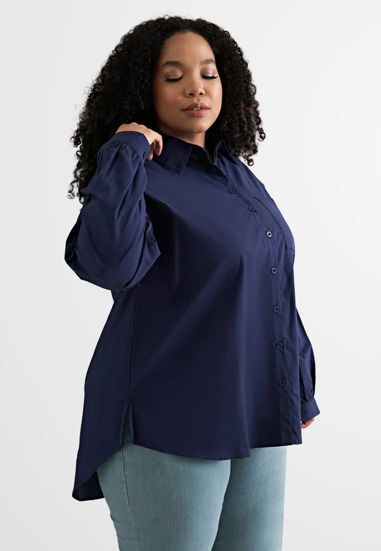 Bryce Basic Cotton Button Shirt