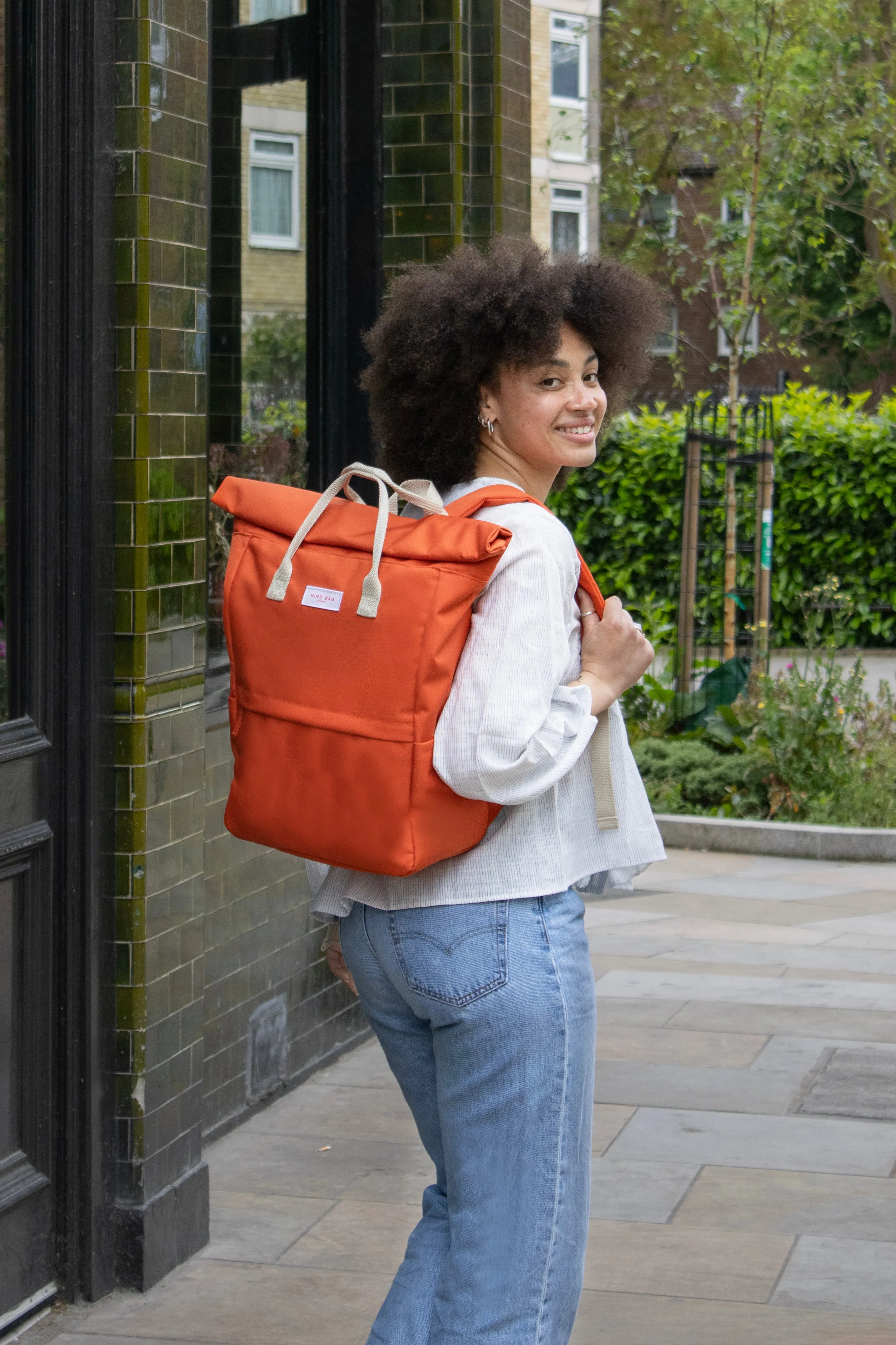 Burnt Orange | “Hackney” Backpack | Large