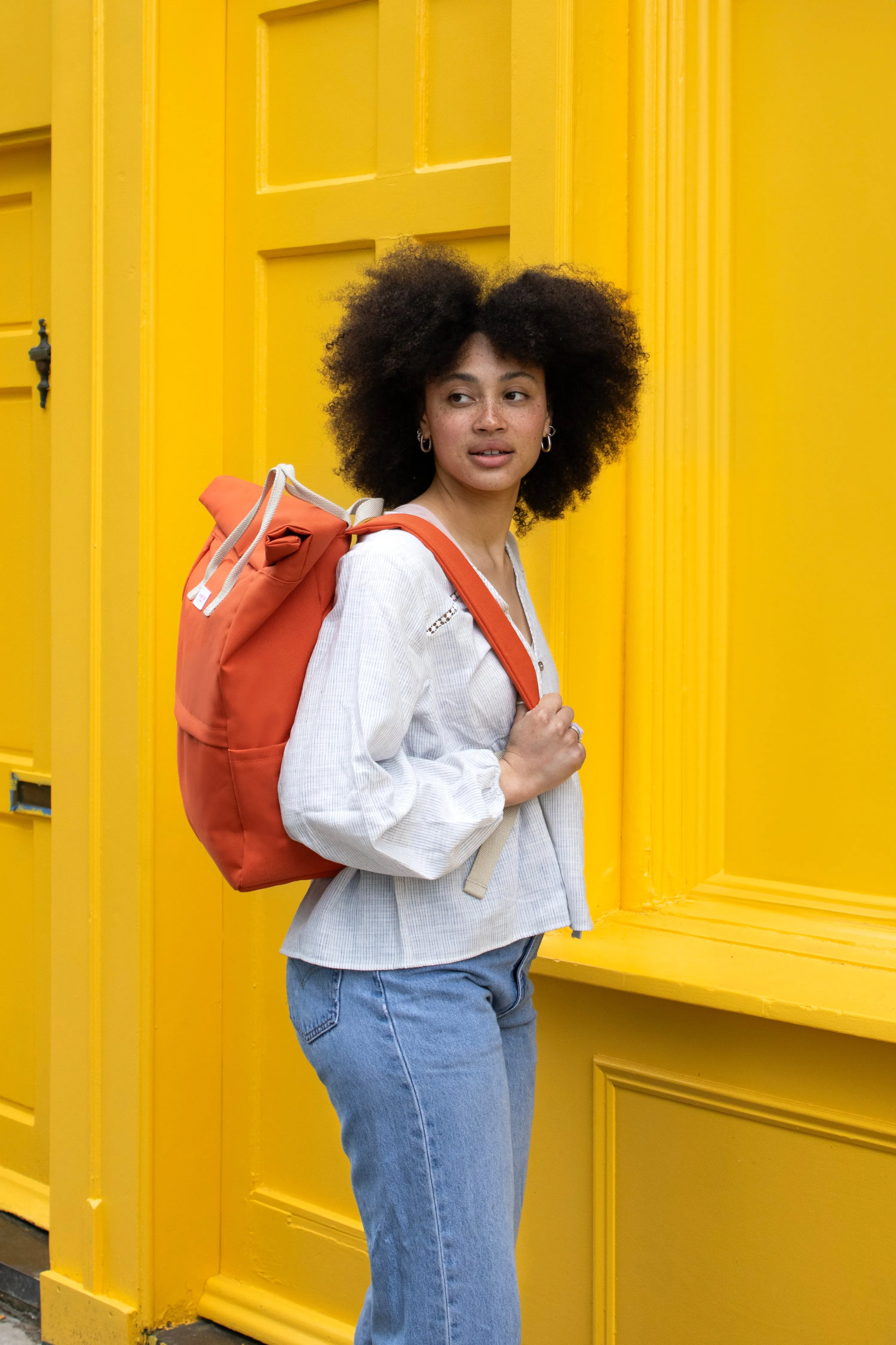 Burnt Orange | “Hackney” Backpack | Large