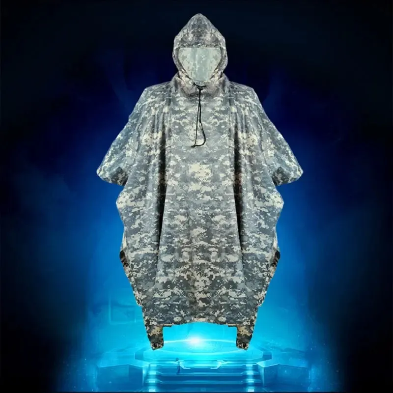 Camouflage Breathable Ghillie Suit Poncho