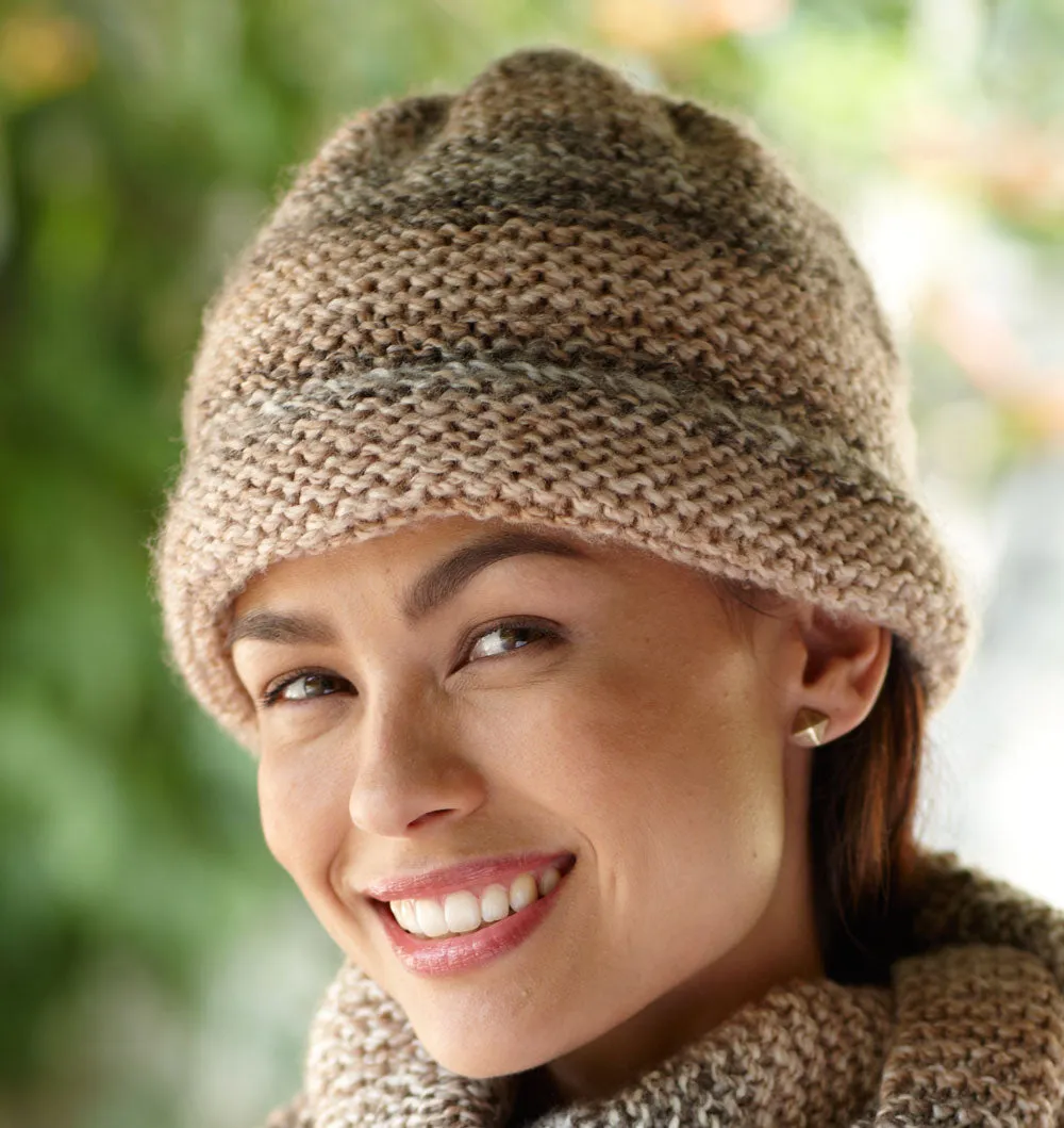 Caramel Swirl Hat (Knit) - Version 1