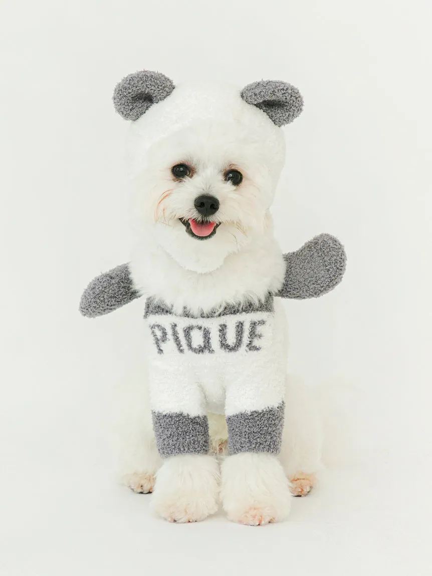 CAT&DOG Baby Moco Panda Pet Clothes & Cap Set