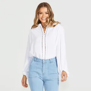 Chapel Trim Shirt - White