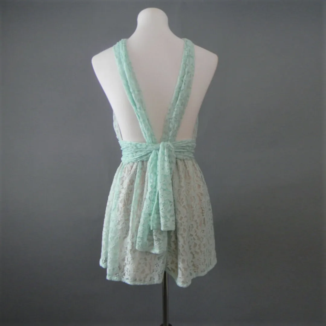 CHOIR Mint Lace Infinity Top and Tulle Skirt