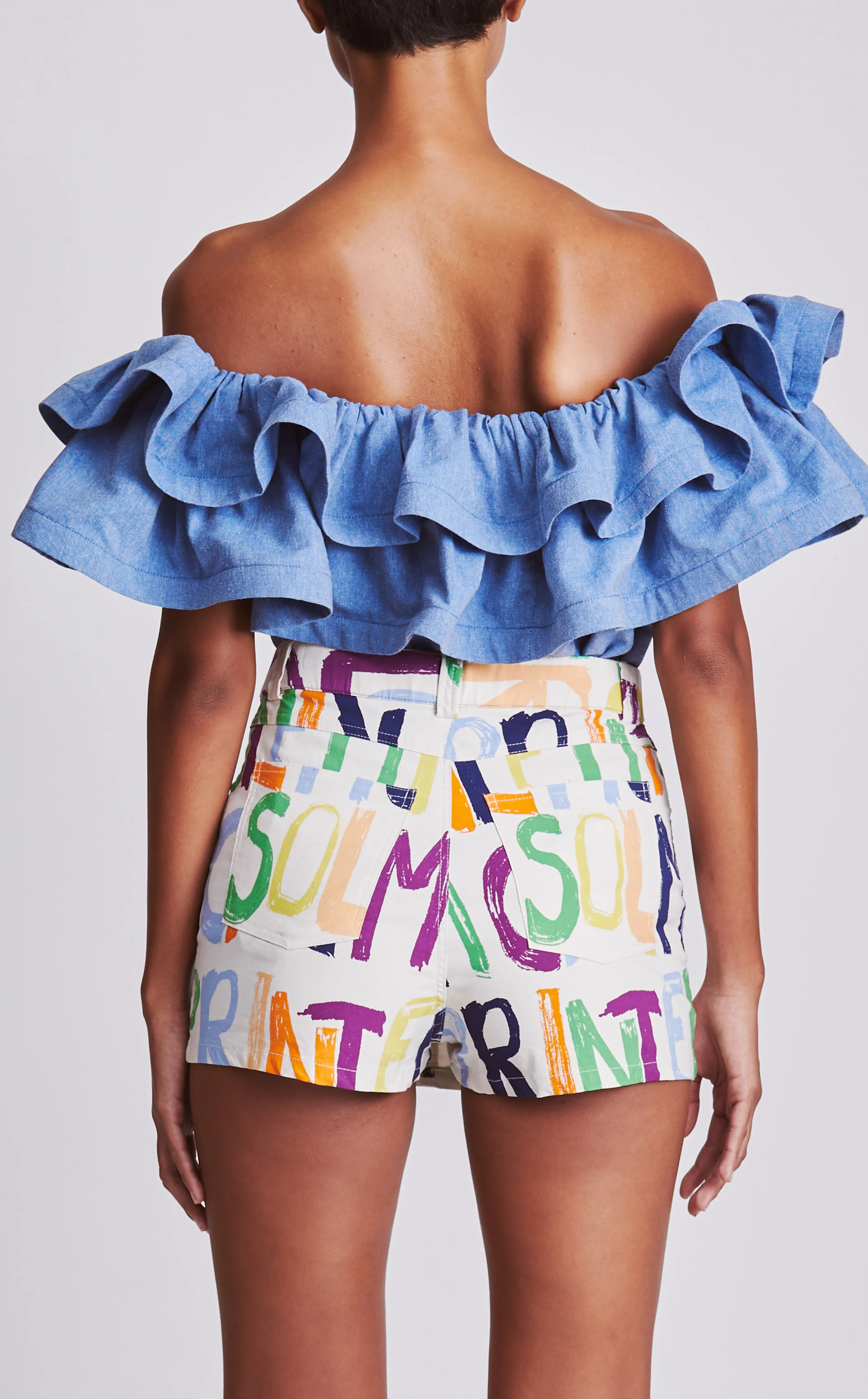 CITA SKORT - LETTER PRINT