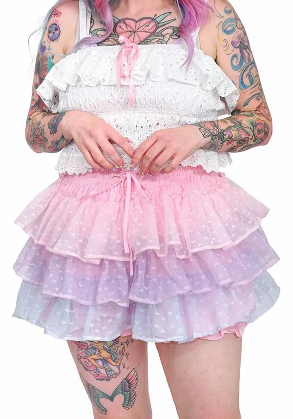 Cotton Candy | RUFFLE SKORT