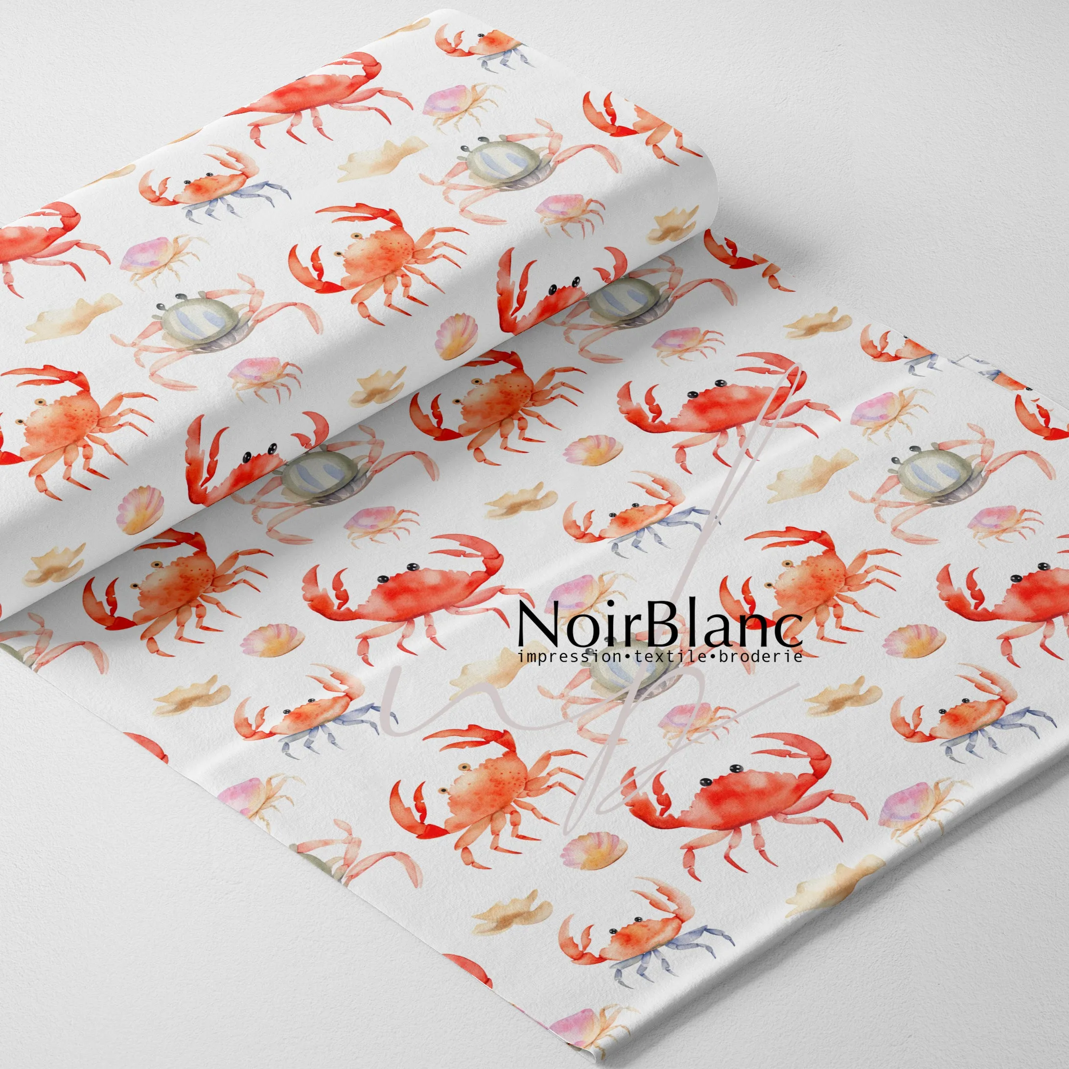 Crabe aquarelle