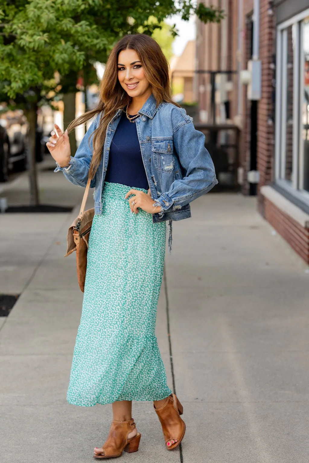 Dainty Daisies Maxi Skirt