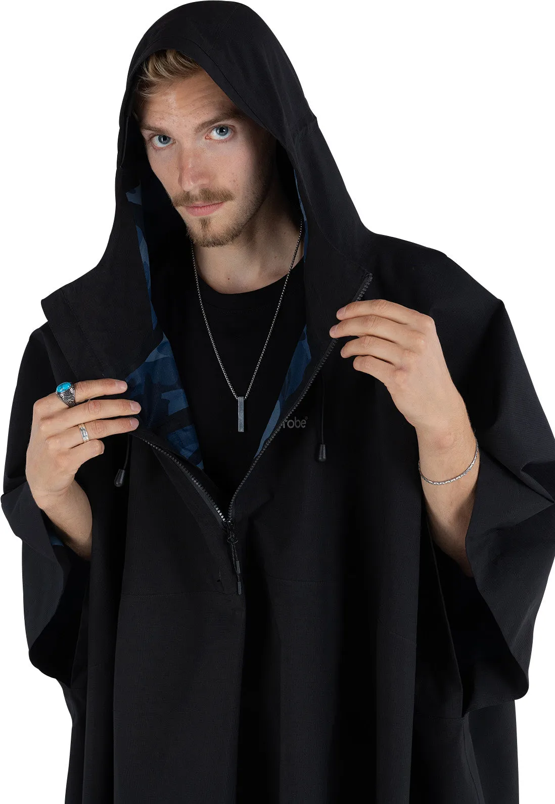 Dryrobe Waterproof Poncho - Black