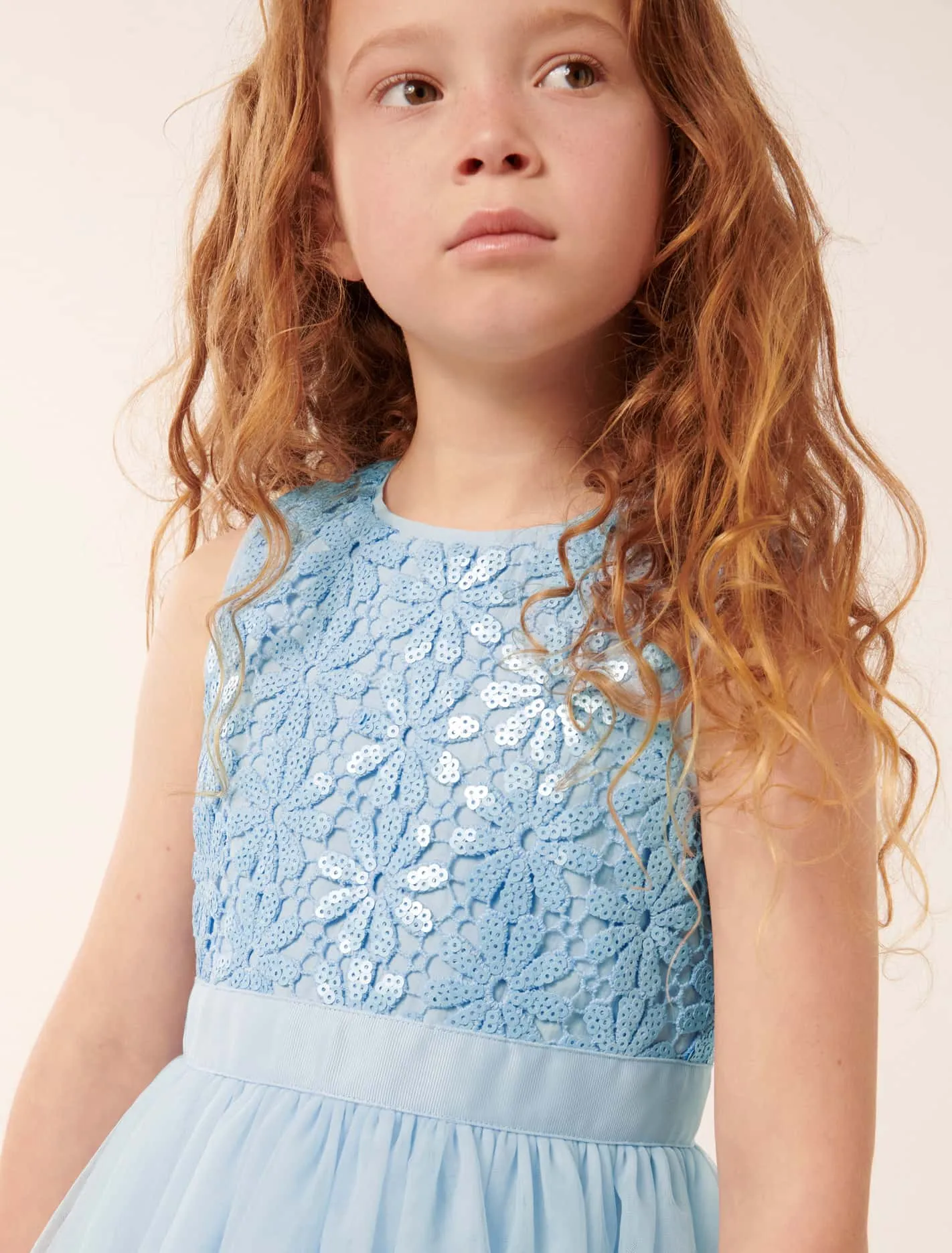 Eloise Layered Tulle Girls Dress