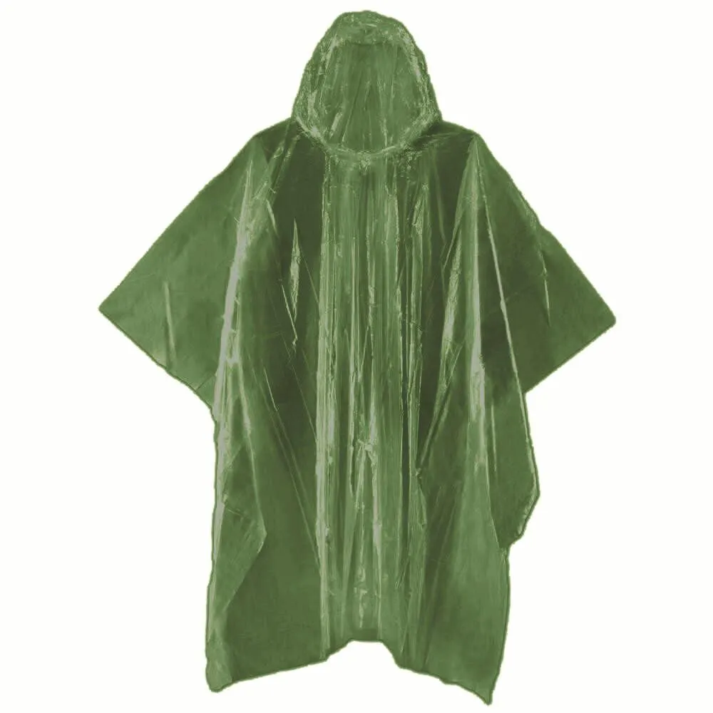 Emergency Reusable Plastic Poncho