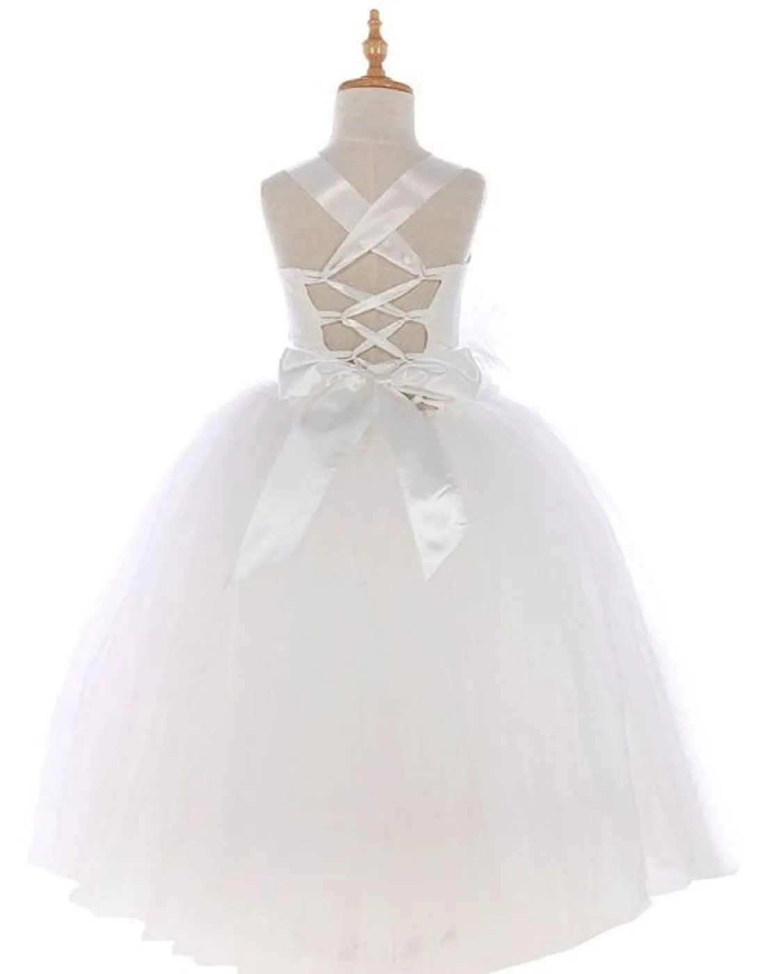 Fairy Tutu Flower Girl Dress - Ivory