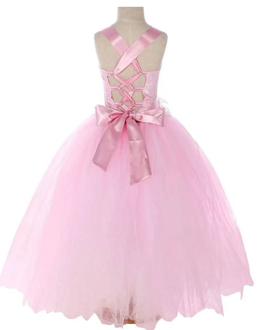 Fairy Tutu Flower Girl Dress - Pink