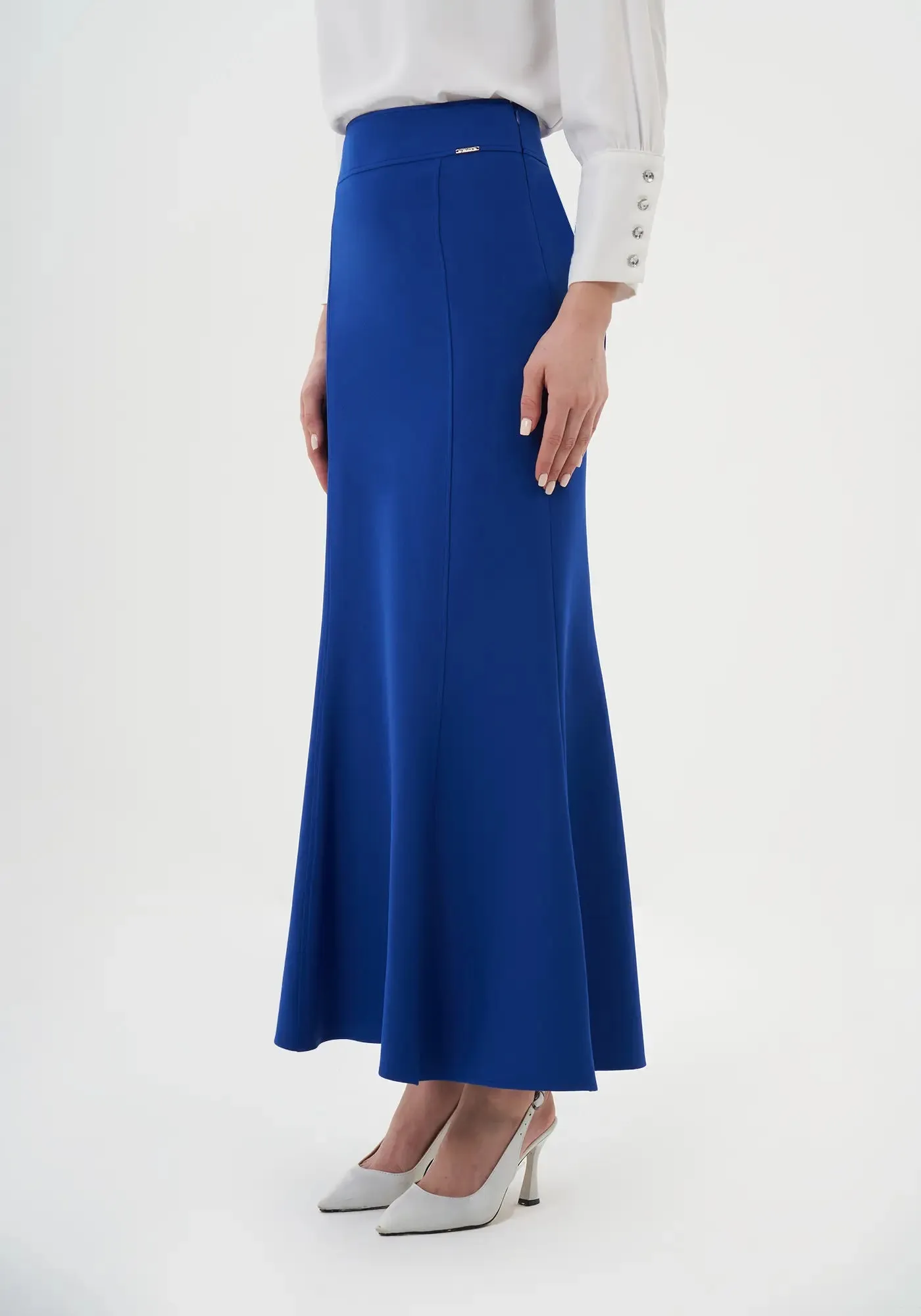 Fishtail Maxi Skirt (Available in Plus Size 4-20) | Solid Bodycon Mermaid Skirt, Elegant High Waist Maxi Skirt