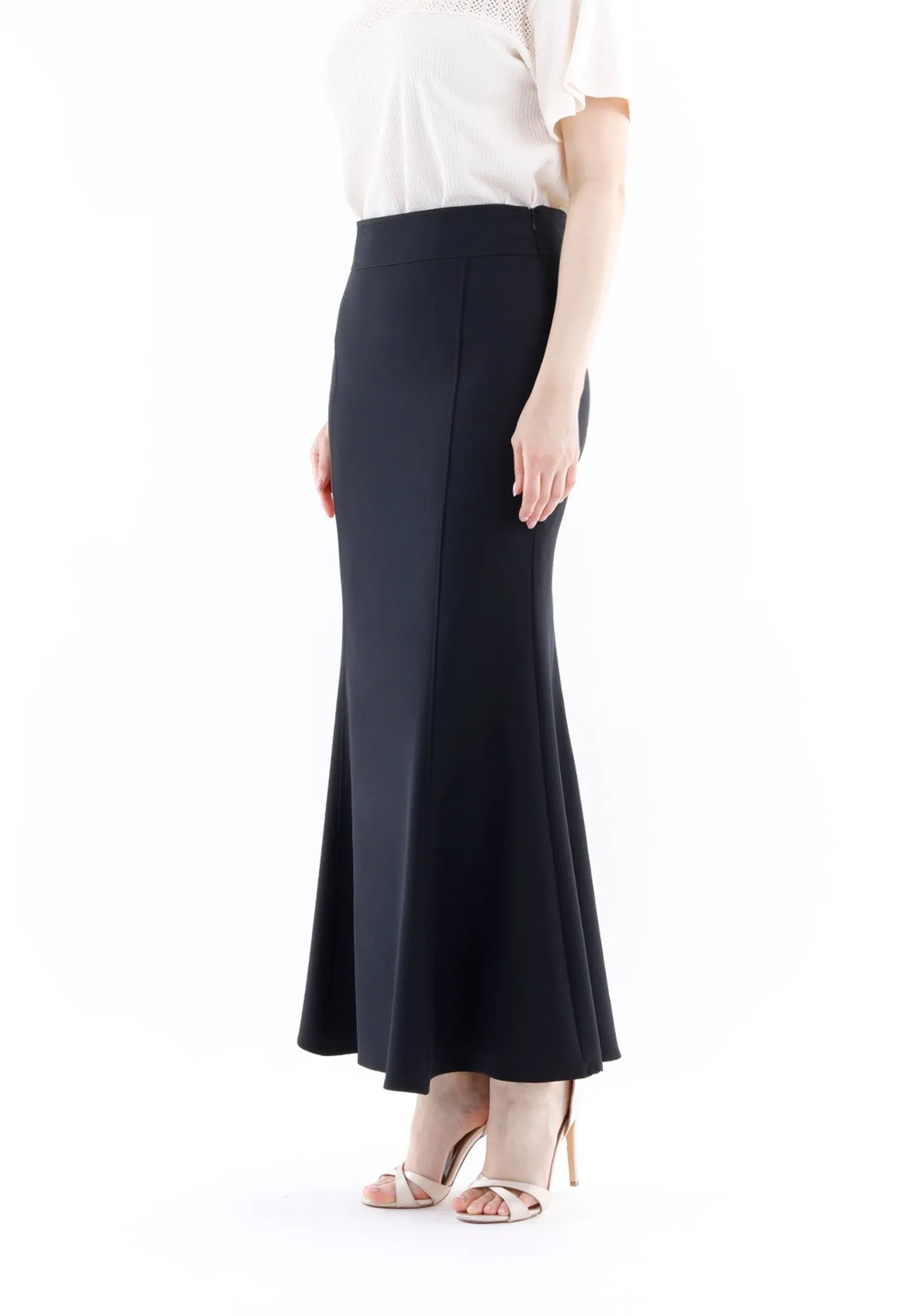 Fishtail Maxi Skirt (Available in Plus Size 4-20) | Solid Bodycon Mermaid Skirt, Elegant High Waist Maxi Skirt