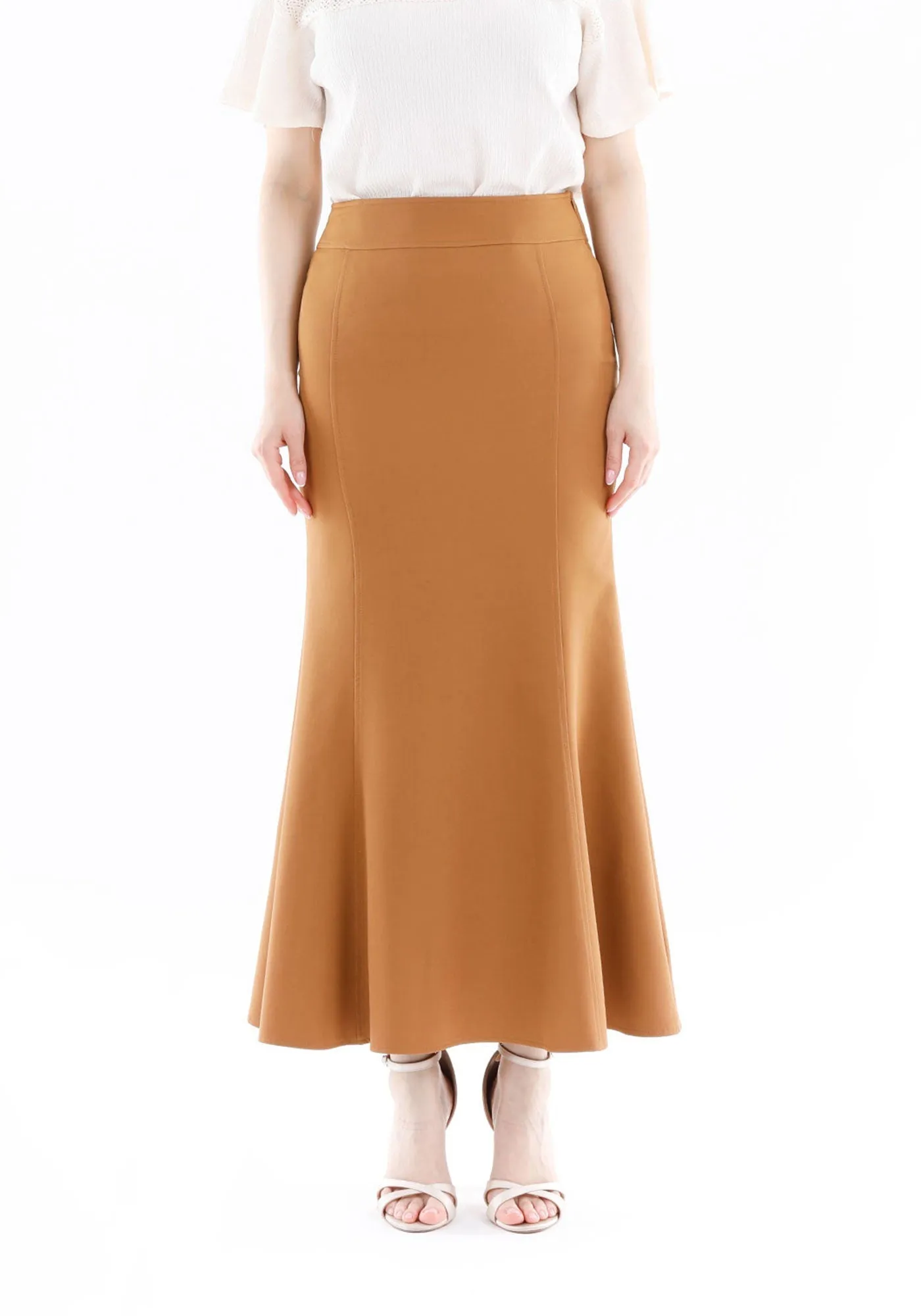 Fishtail Maxi Skirt (Available in Plus Size 4-20) | Solid Bodycon Mermaid Skirt, Elegant High Waist Maxi Skirt