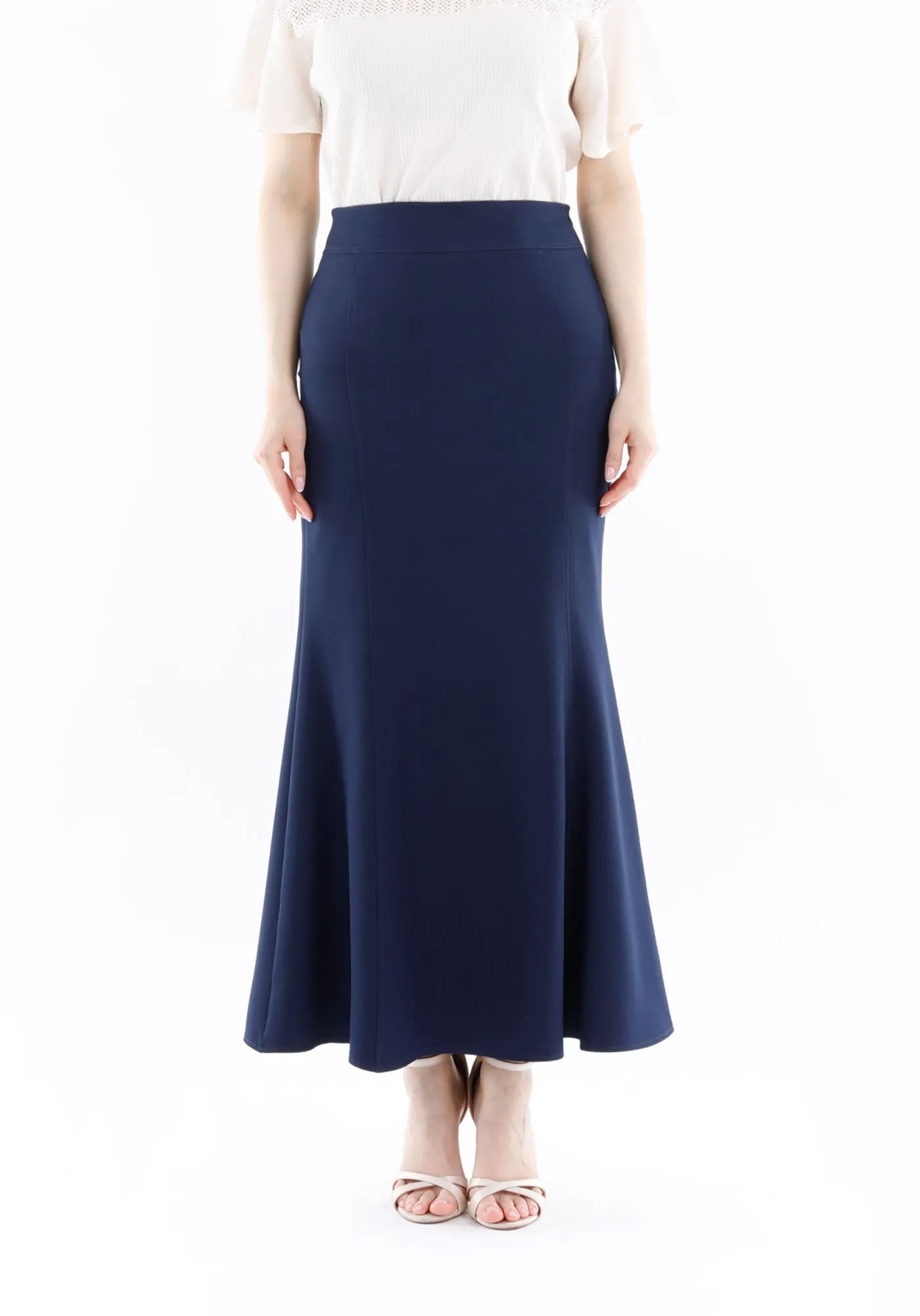 Fishtail Maxi Skirt (Available in Plus Size 4-20) | Solid Bodycon Mermaid Skirt, Elegant High Waist Maxi Skirt