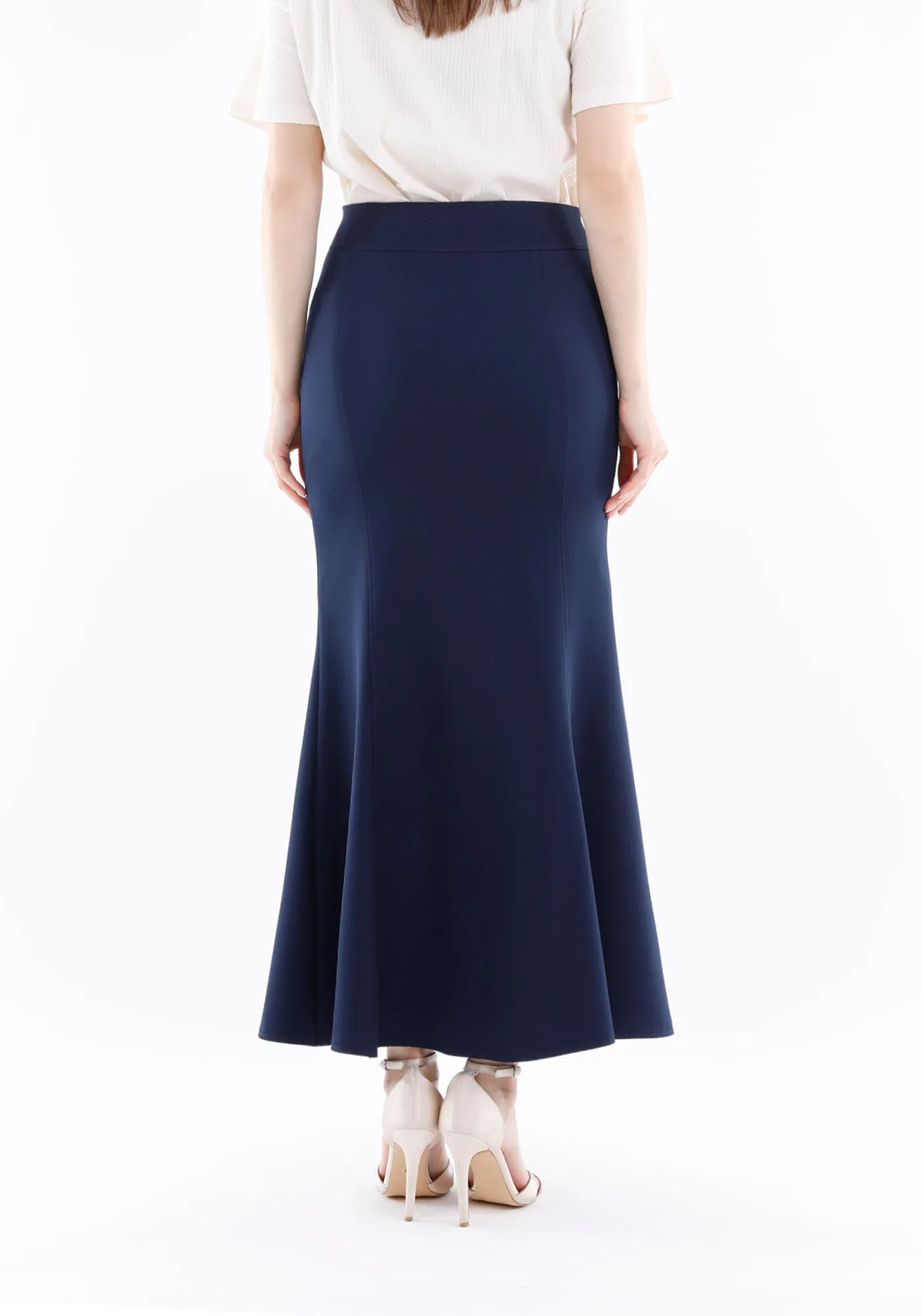 Fishtail Maxi Skirt (Available in Plus Size 4-20) | Solid Bodycon Mermaid Skirt, Elegant High Waist Maxi Skirt