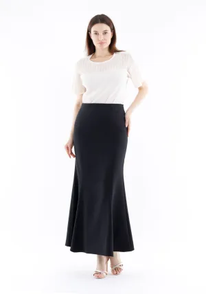 Fishtail Maxi Skirt (Available in Plus Size 4-20) | Solid Bodycon Mermaid Skirt, Elegant High Waist Maxi Skirt