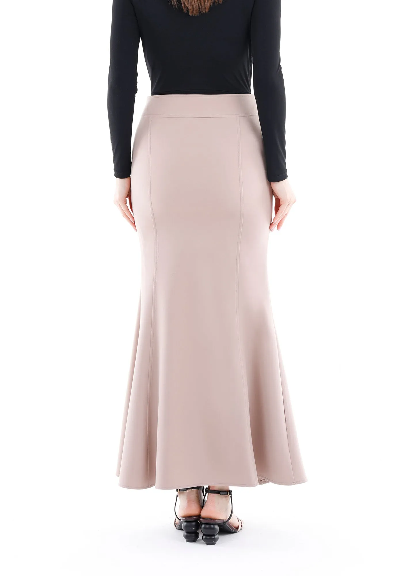 Fishtail Maxi Skirt (Available in Plus Size 4-20) | Solid Bodycon Mermaid Skirt, Elegant High Waist Maxi Skirt