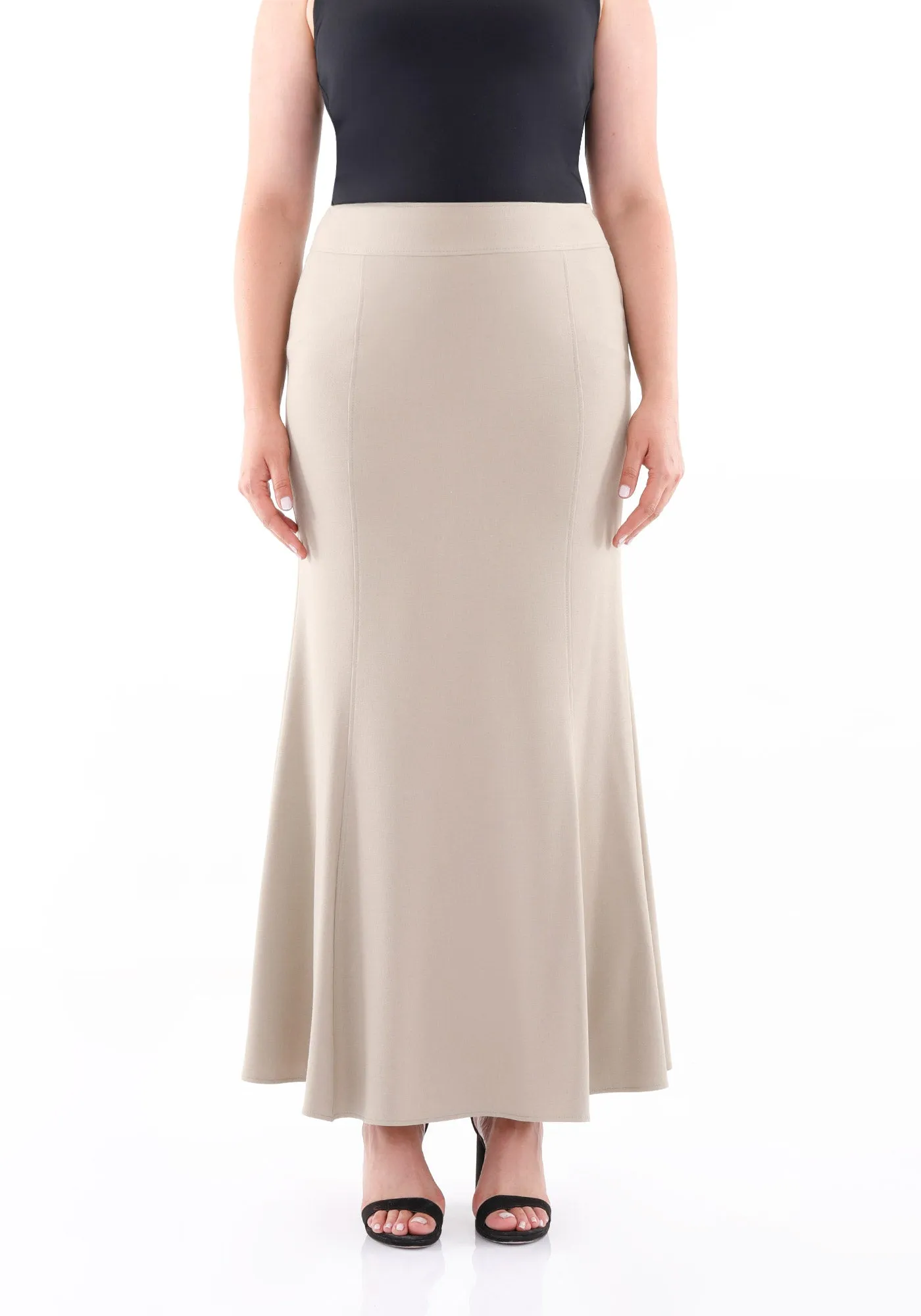 Fishtail Maxi Skirt | Regular & Plus Size