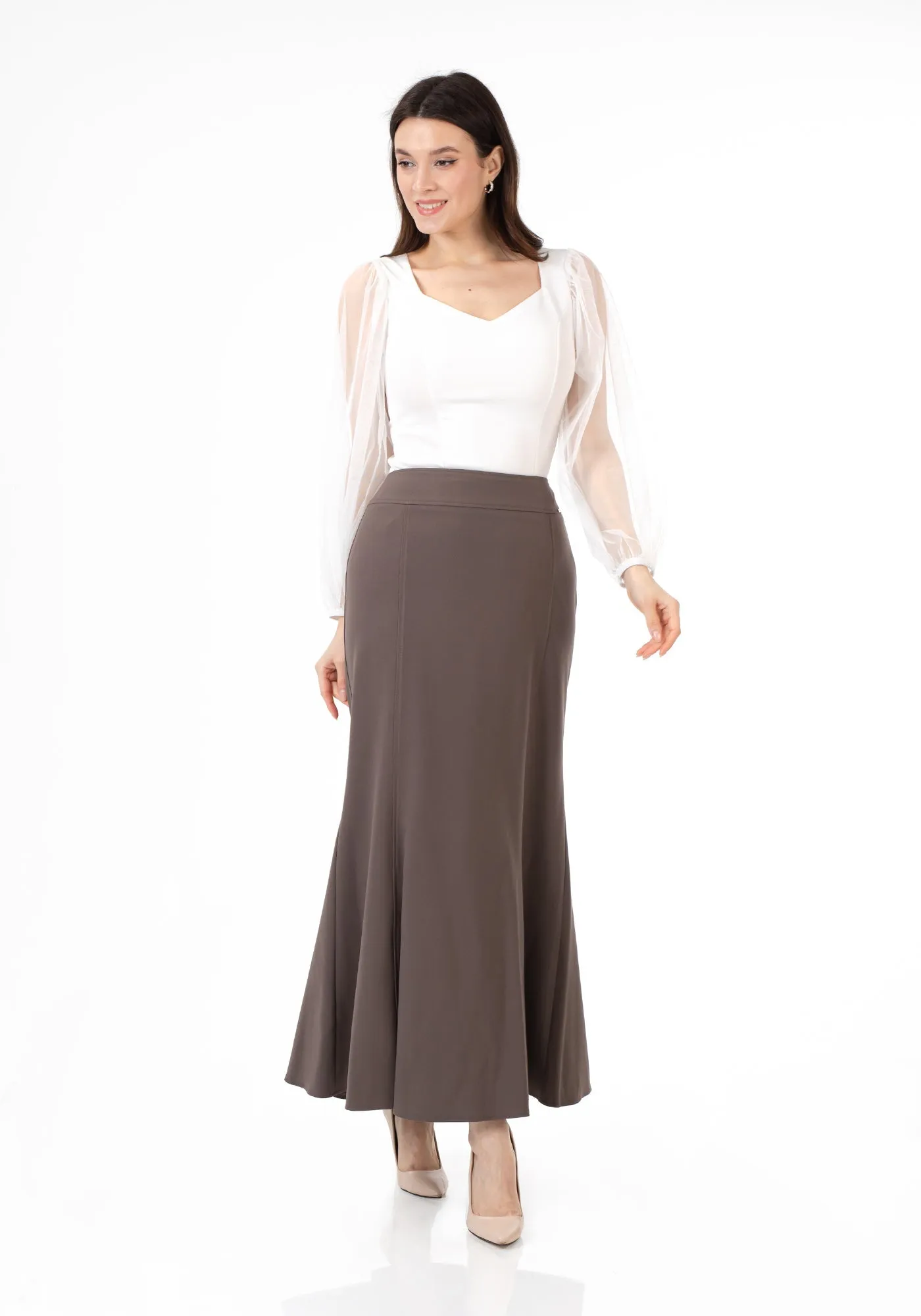 Fishtail Maxi Skirt | Regular & Plus Size