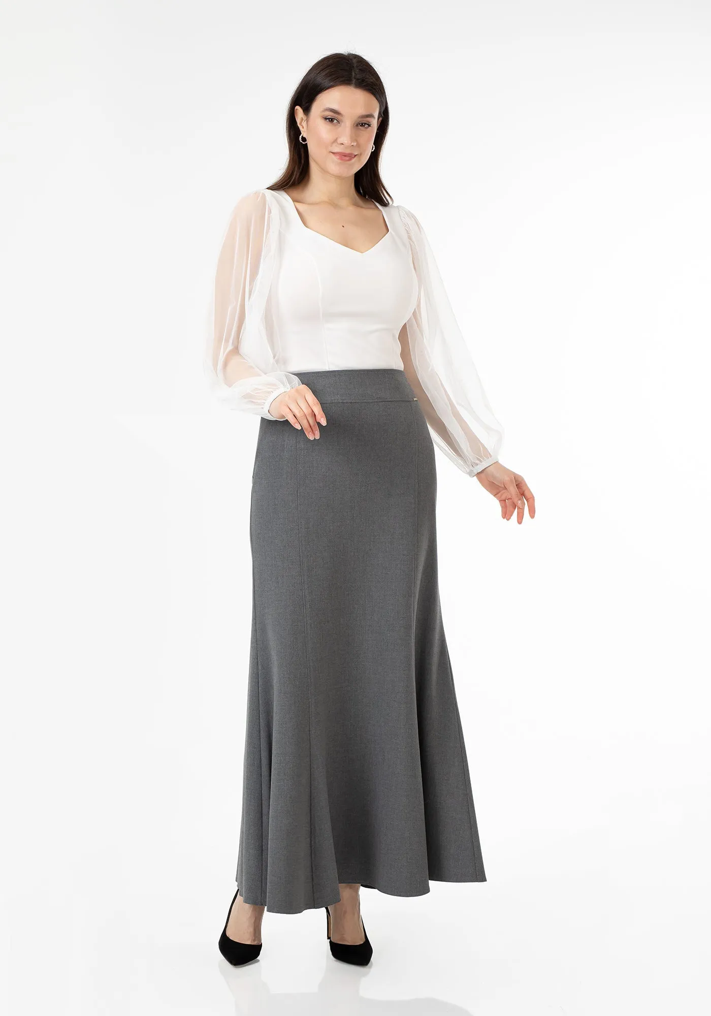 Fishtail Maxi Skirt | Regular & Plus Size