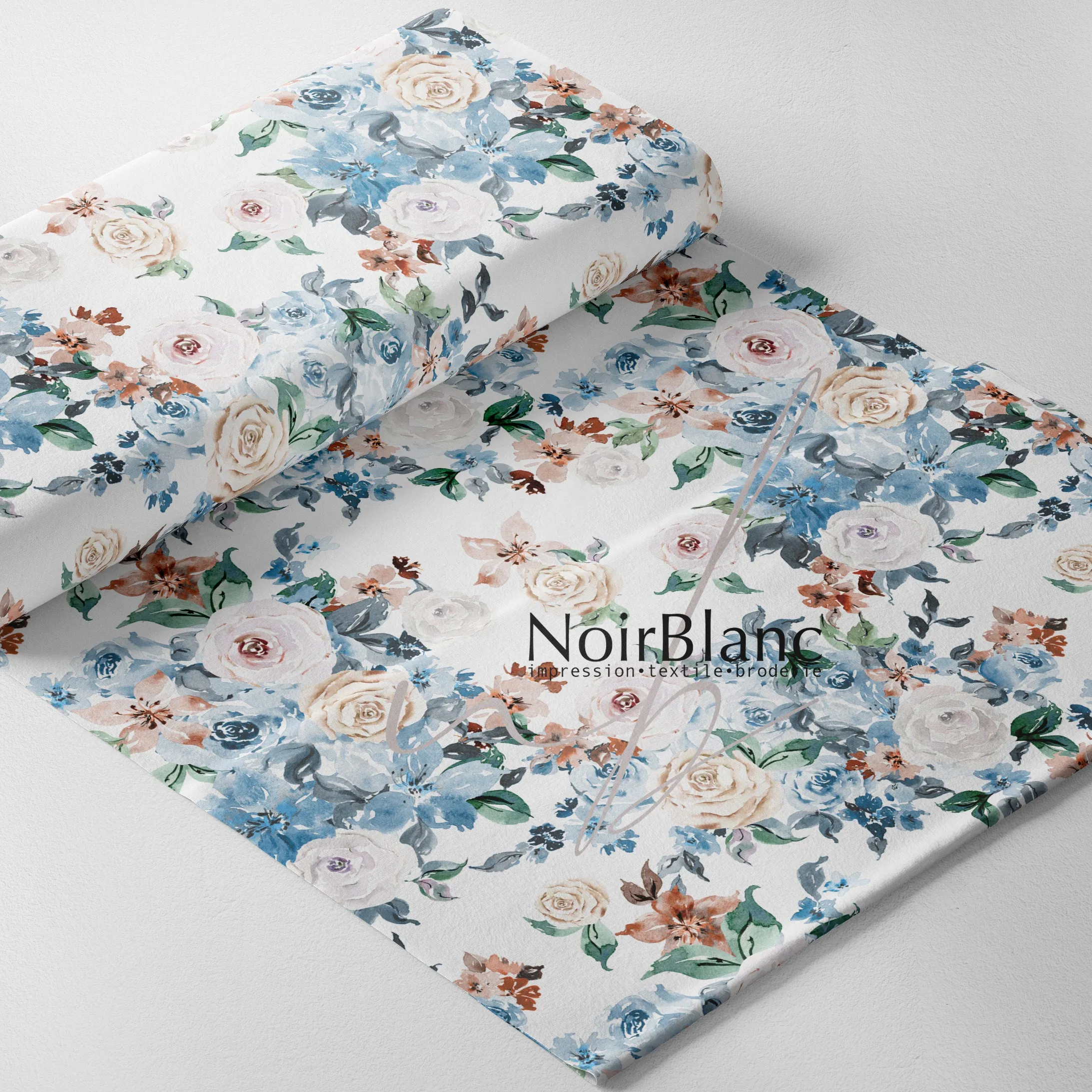 Floral Vintage Bleu