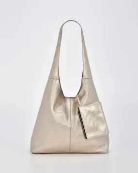 Gabee - Lynx Metallic Hobo & Matching Coin Purse